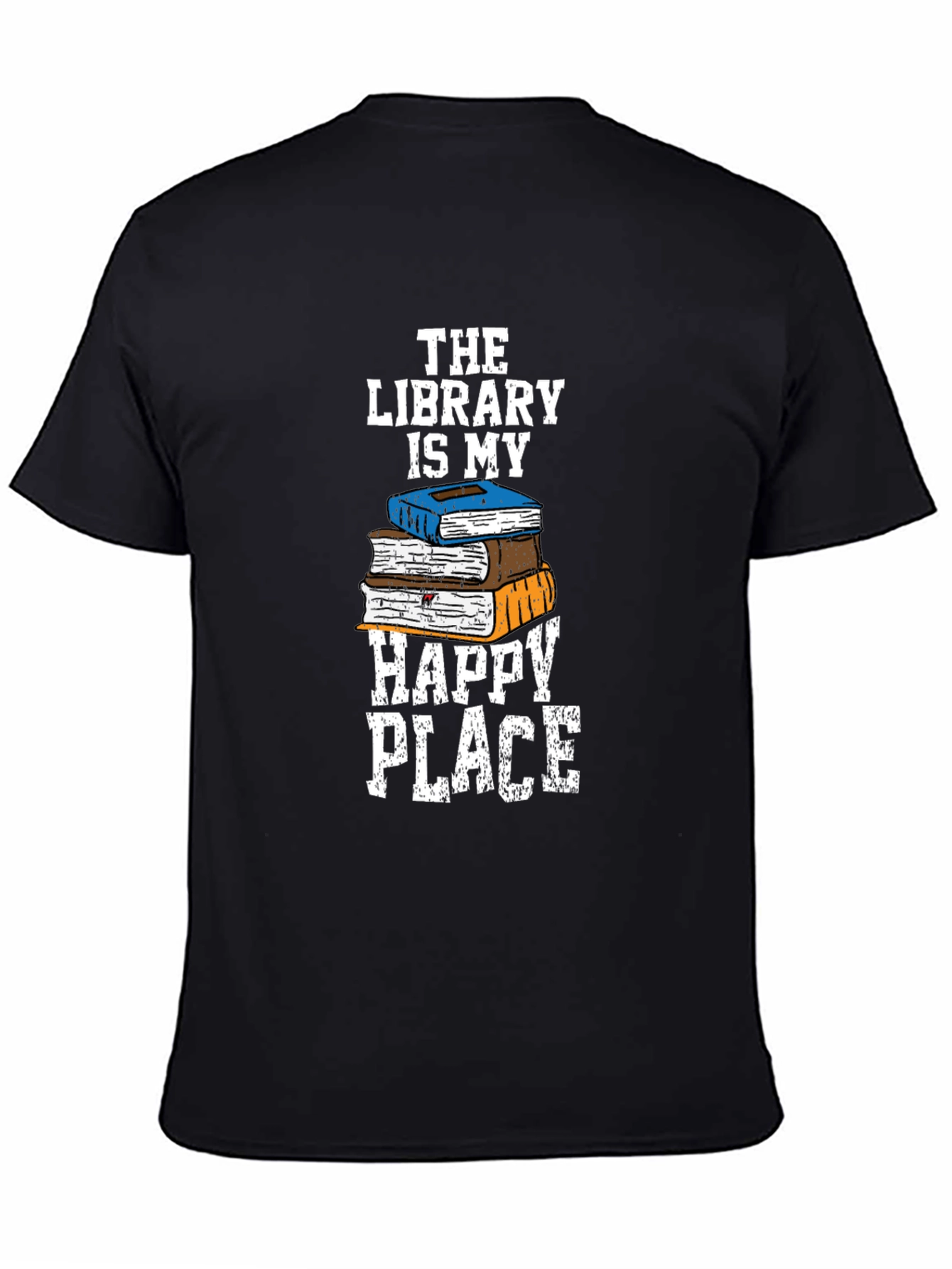 Library is My Happy Place T-Shirt