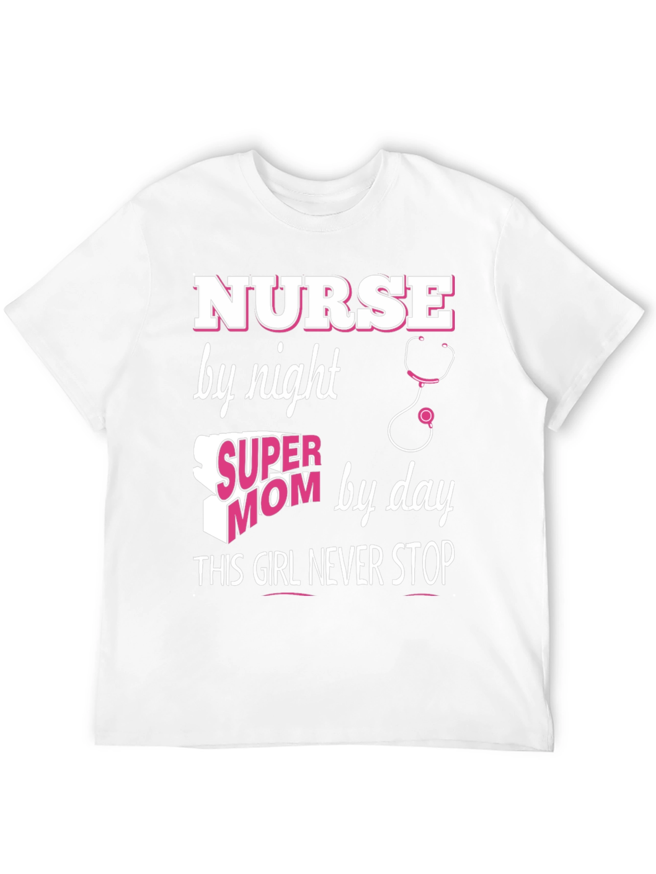 Nurse Super Mom Graphic T-Shirt