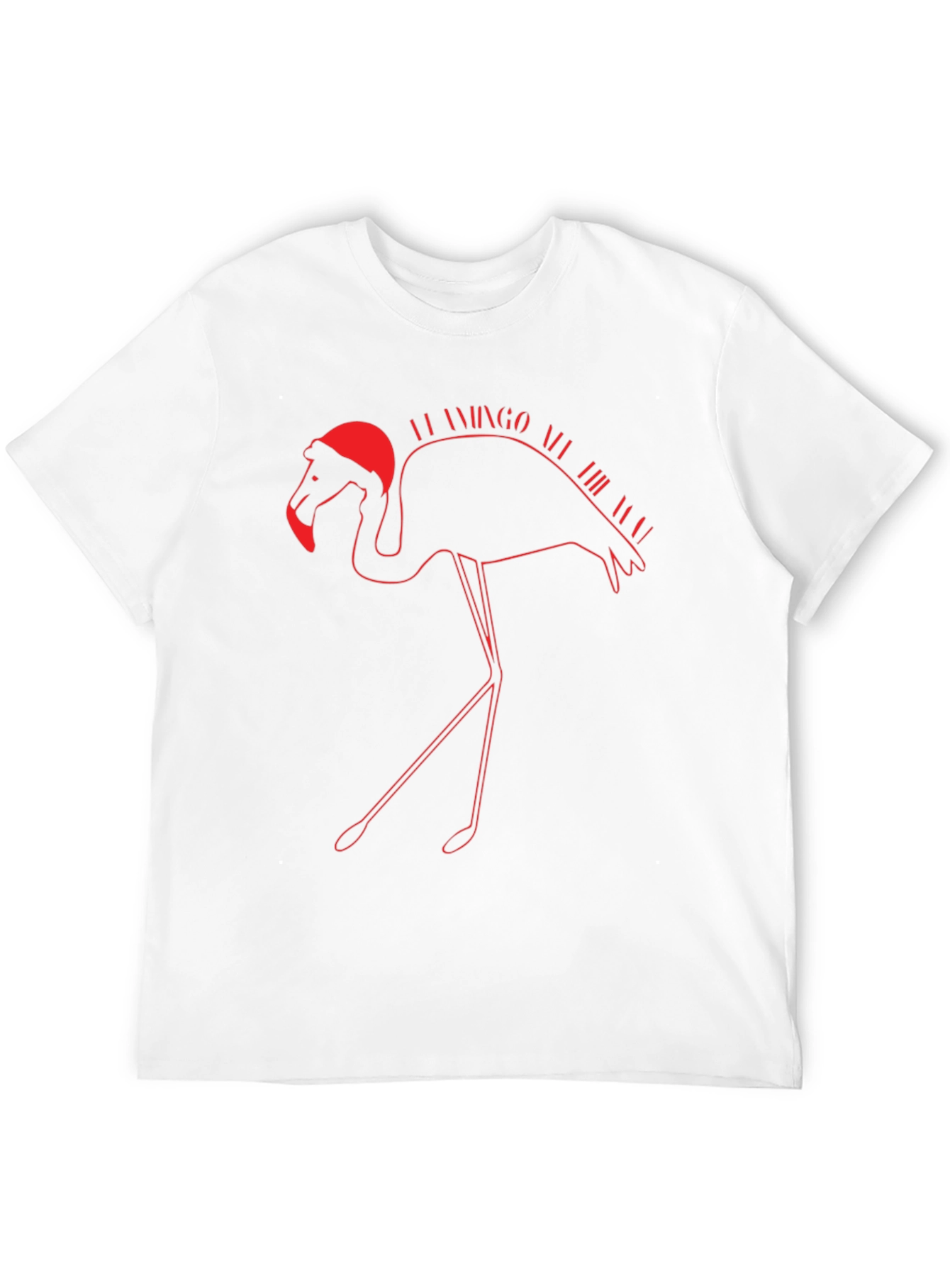 Flamingo All the Year Christmas T-Shirt