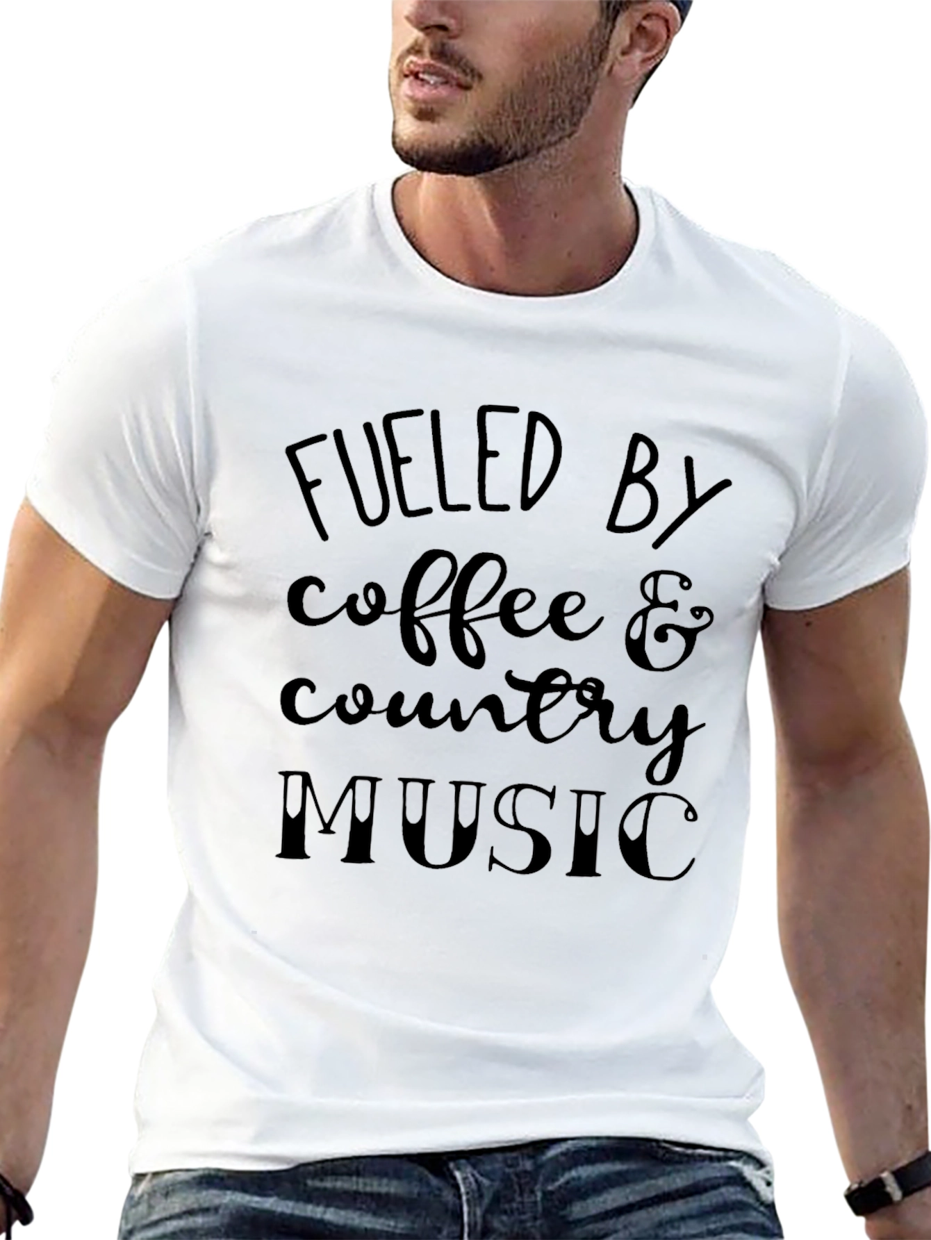 Fueled By Coffee & Country Music T-Shirt