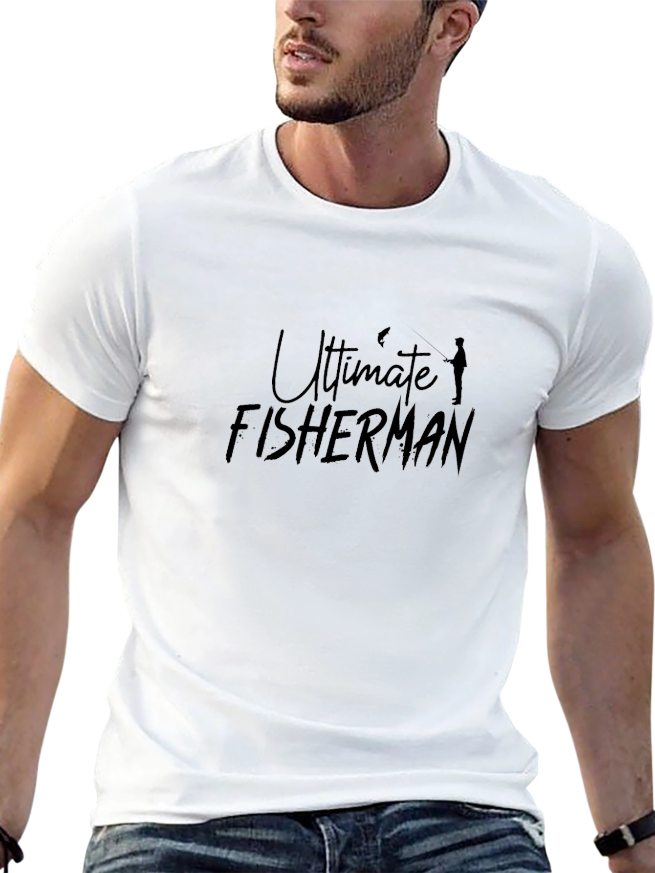 Ultimate Fisherman Black T-Shirt