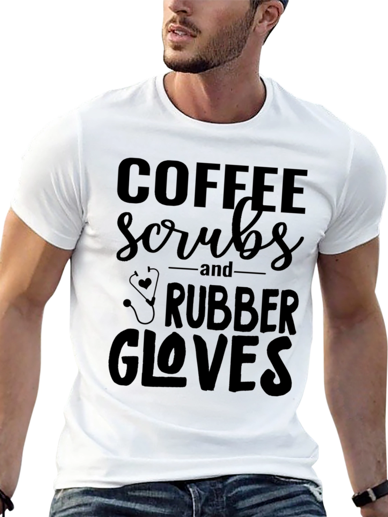 Coffee Scrubs and Rubber Gloves T-Shirt