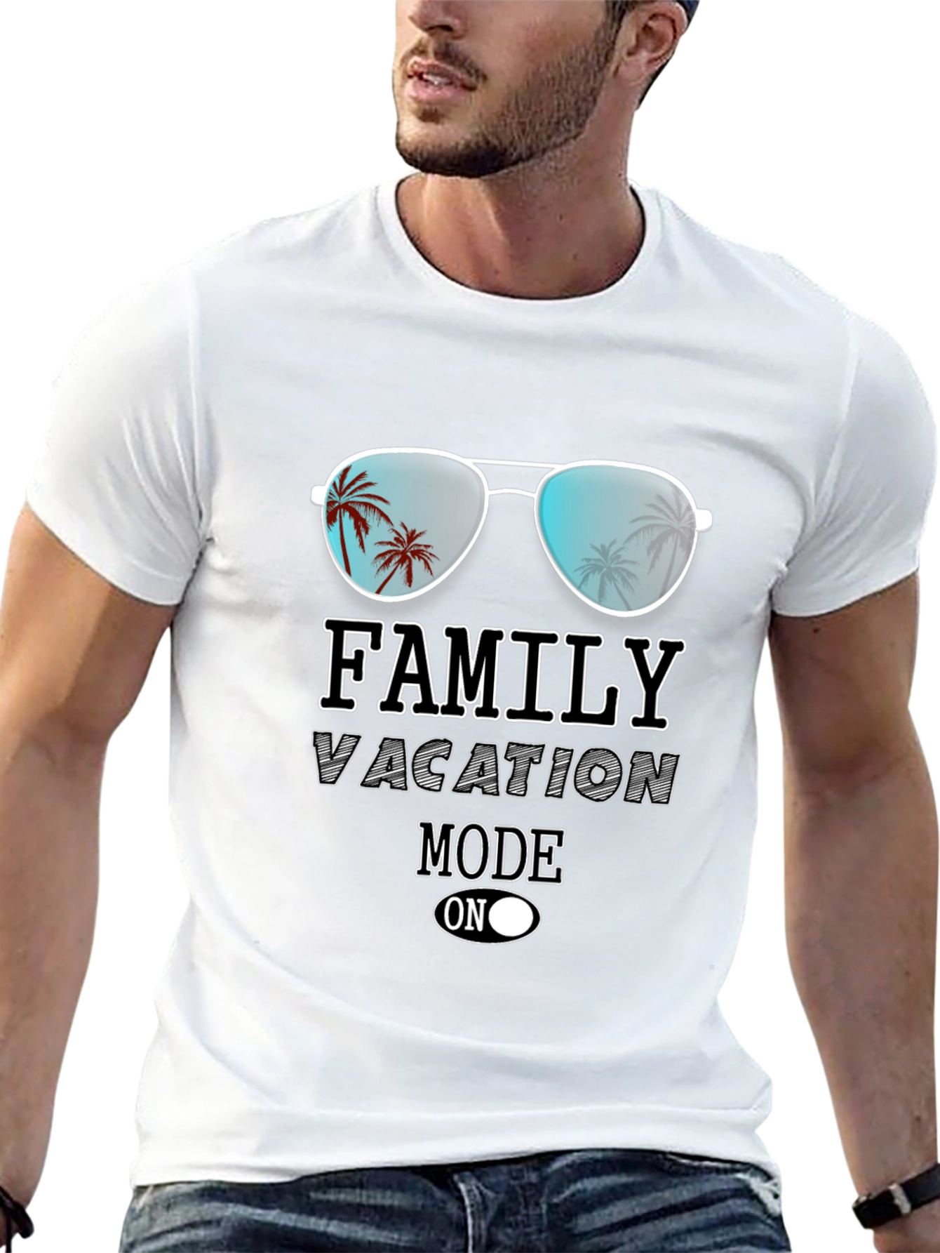 Family Vacation Mode On Graphic T-Shirt