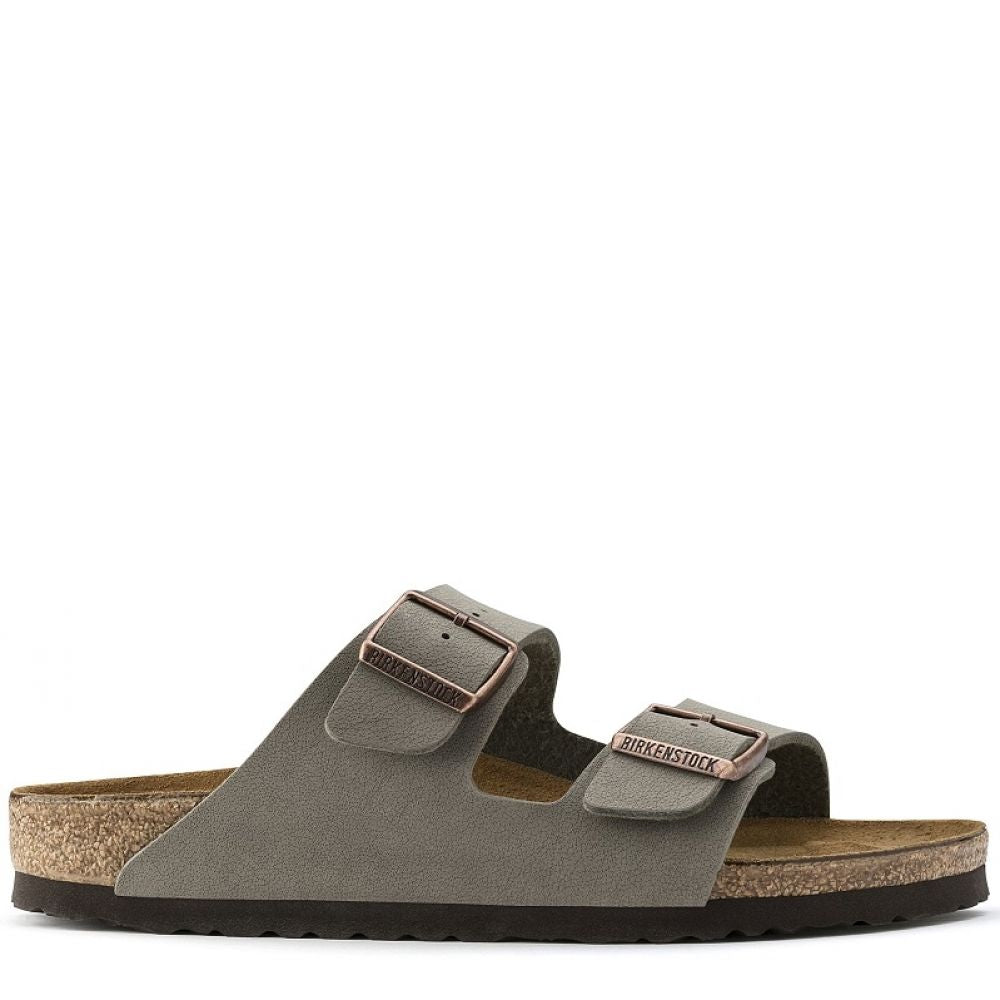 Birkenstock Arizona Birkibuc in Stone