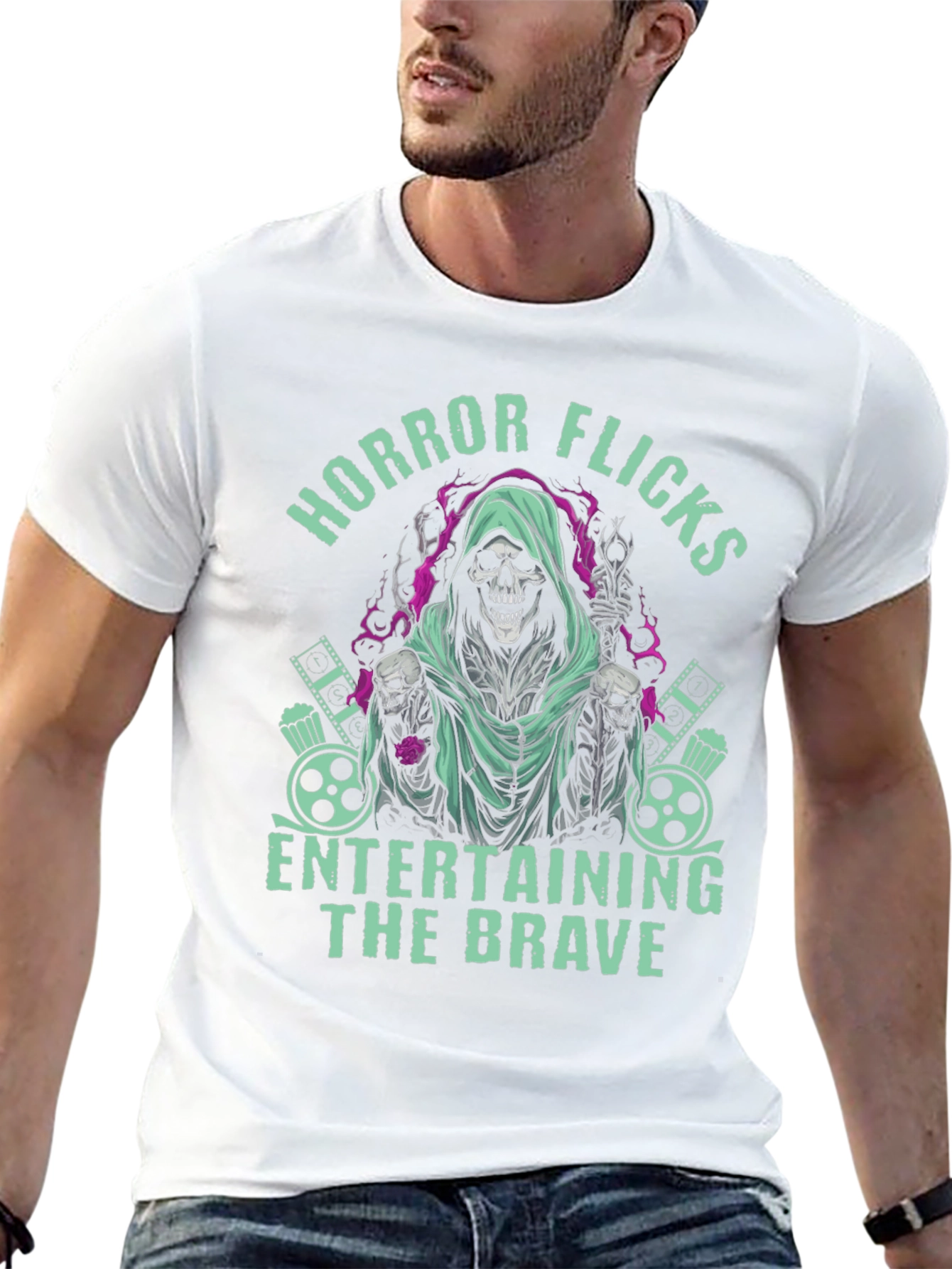 Horror Flicks Graphic T-Shirt