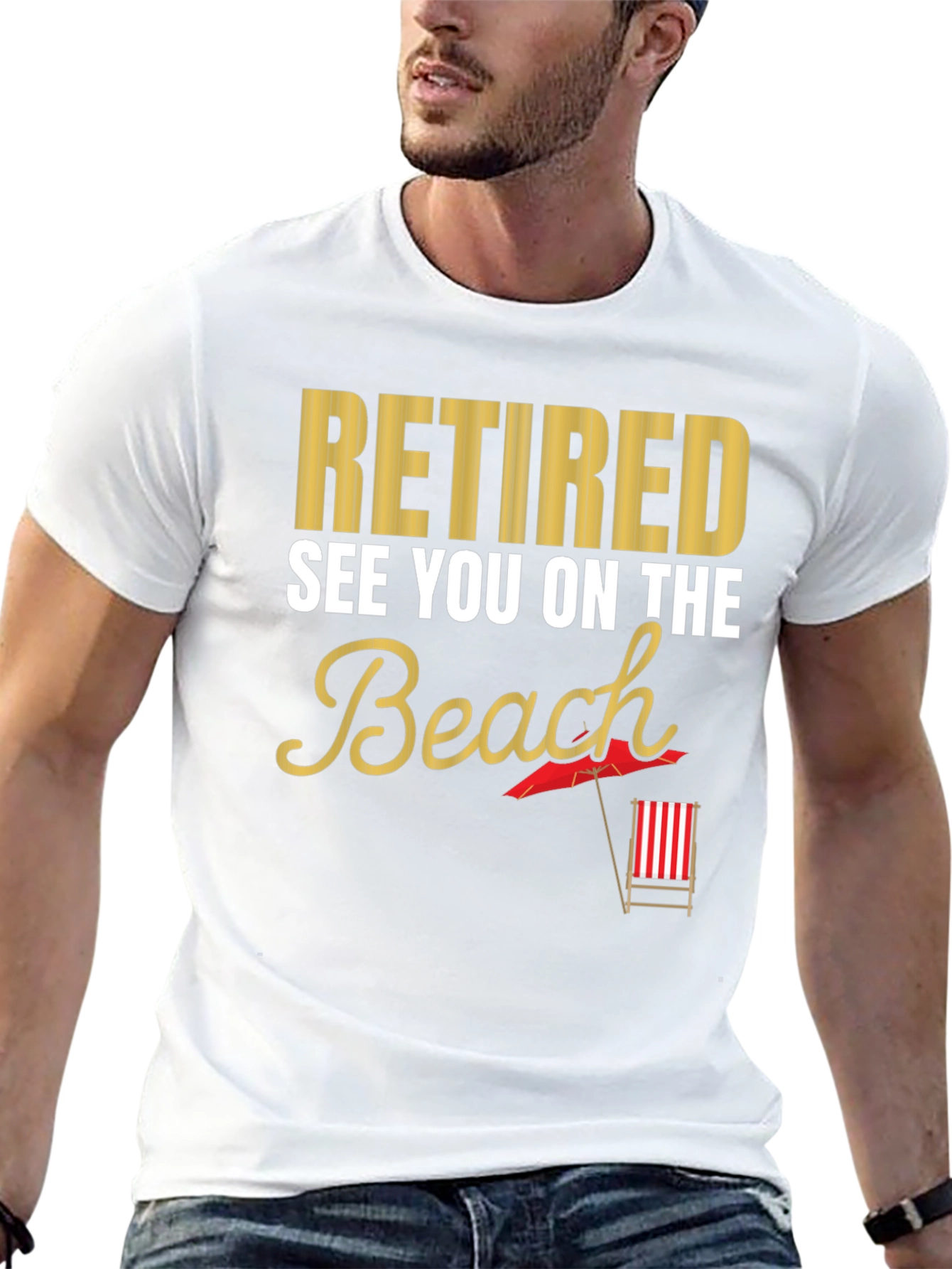 Retired Beach T-Shirt - Vacation Ready!