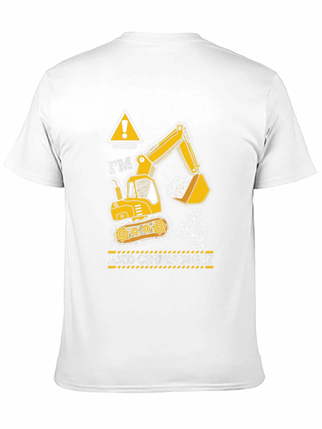 Im 4 and Crushing It Birthday Boy Shirt