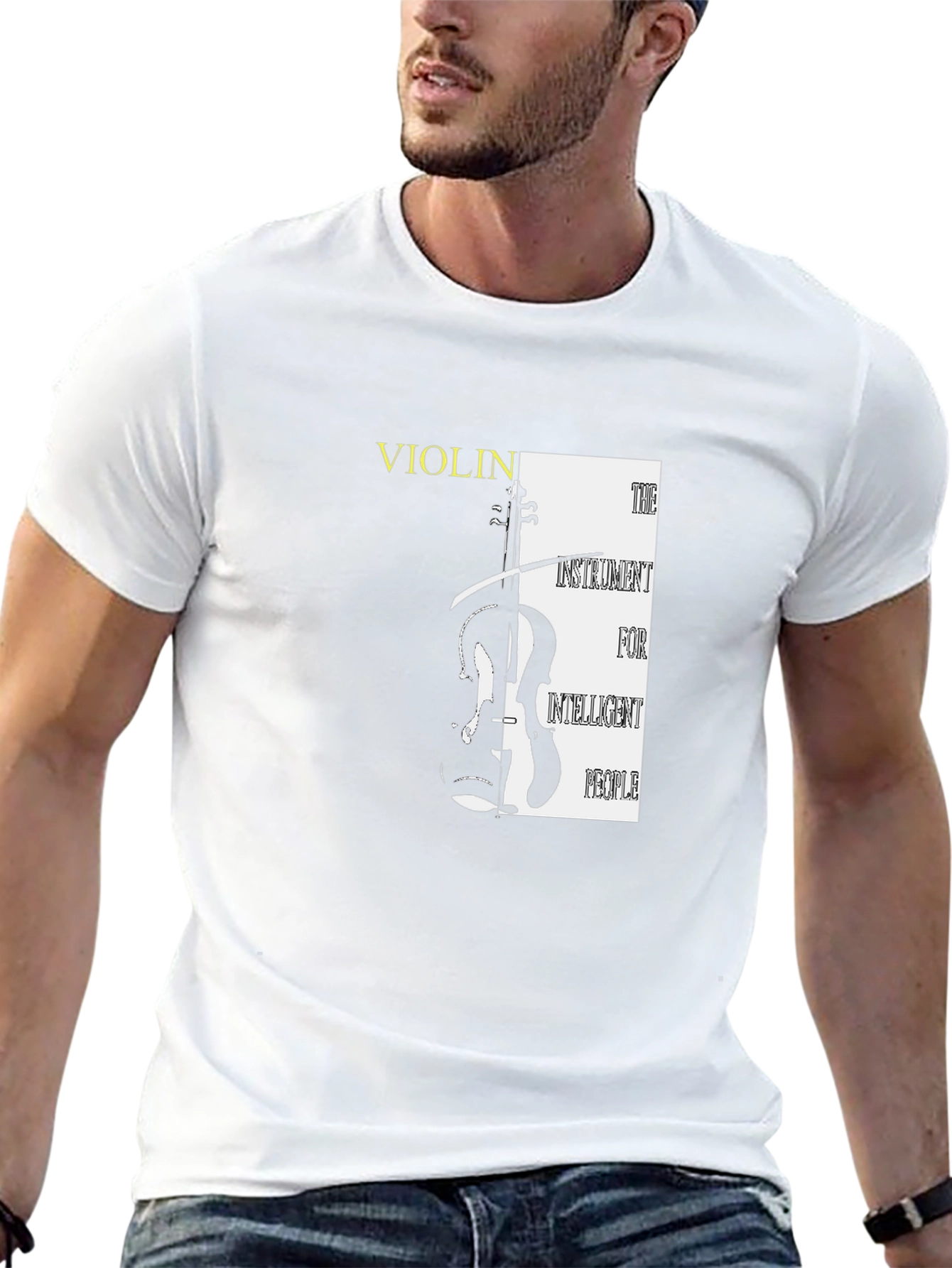 Violin Lover T-Shirt - Intelligent People Instrument Tee