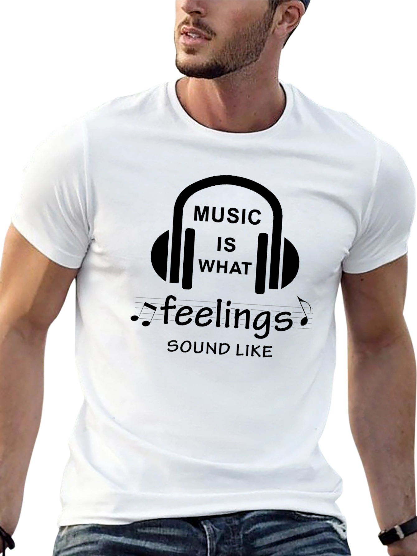 Music Is What Feelings Sound Like T-Shirt