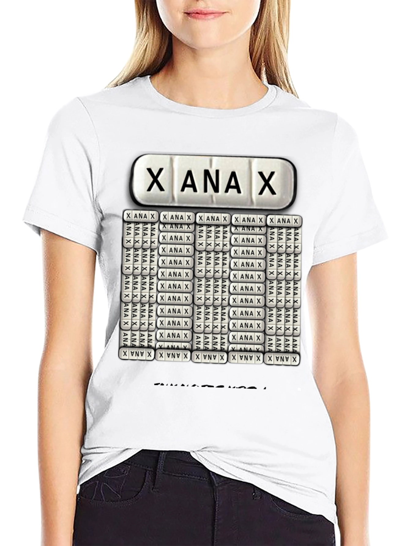 Xanax Pill T-Shirt - Novelty Graphic Tee