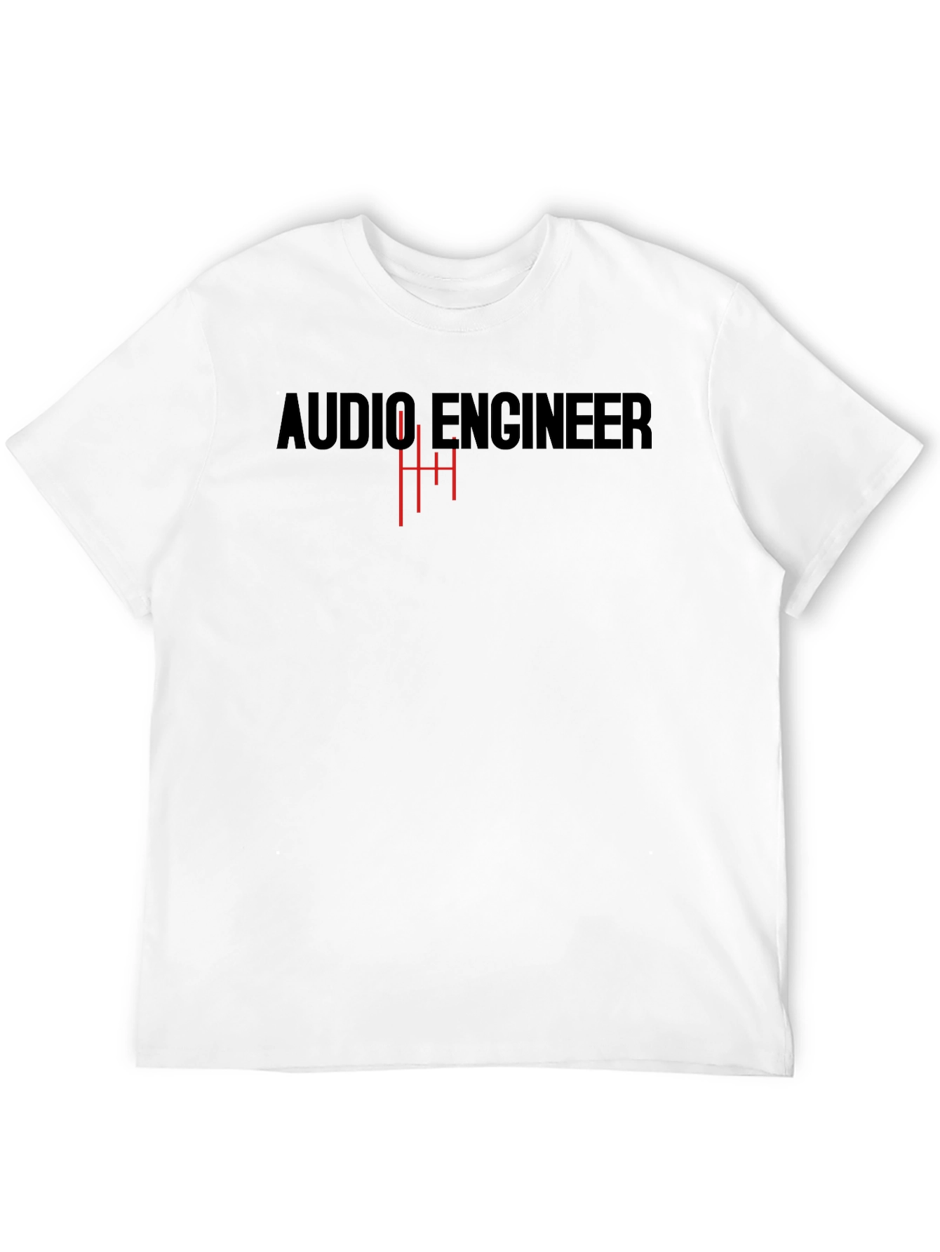 Audio Engineer T-Shirt - Black Tee