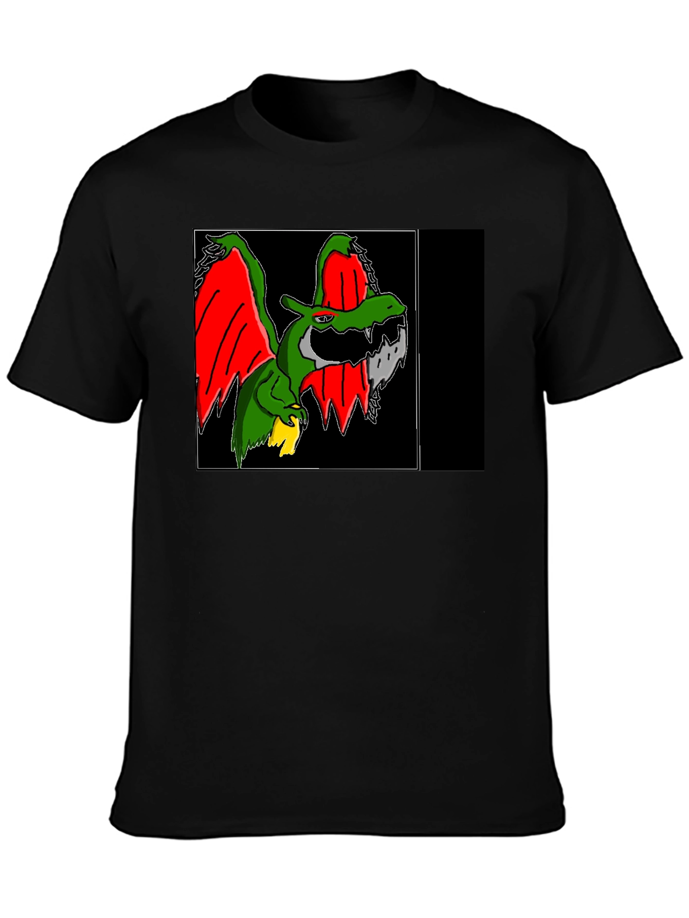 Dragon Graphic Black T-Shirt
