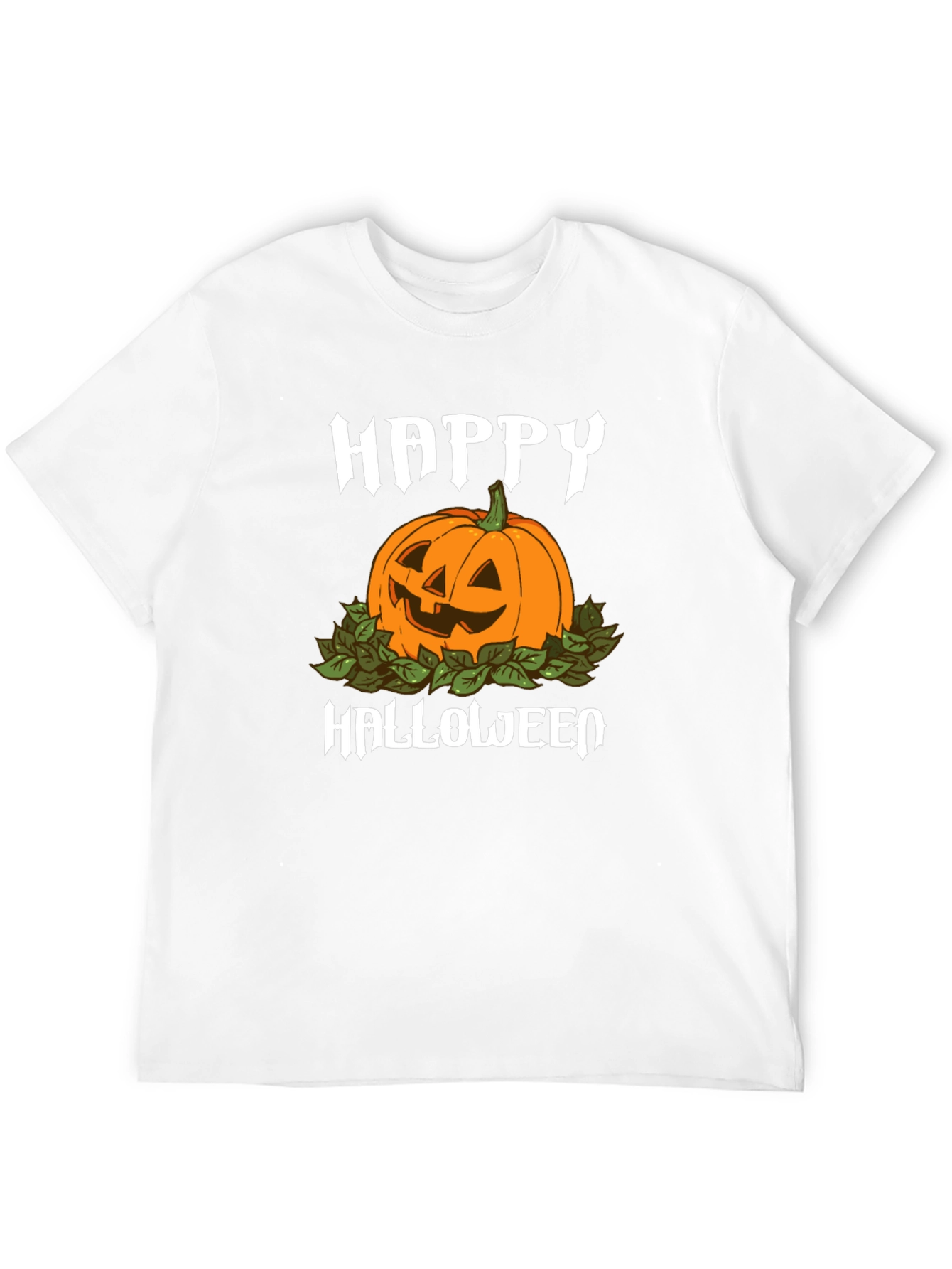 Happy Halloween Pumpkin T-Shirt - Spooky Season Tee