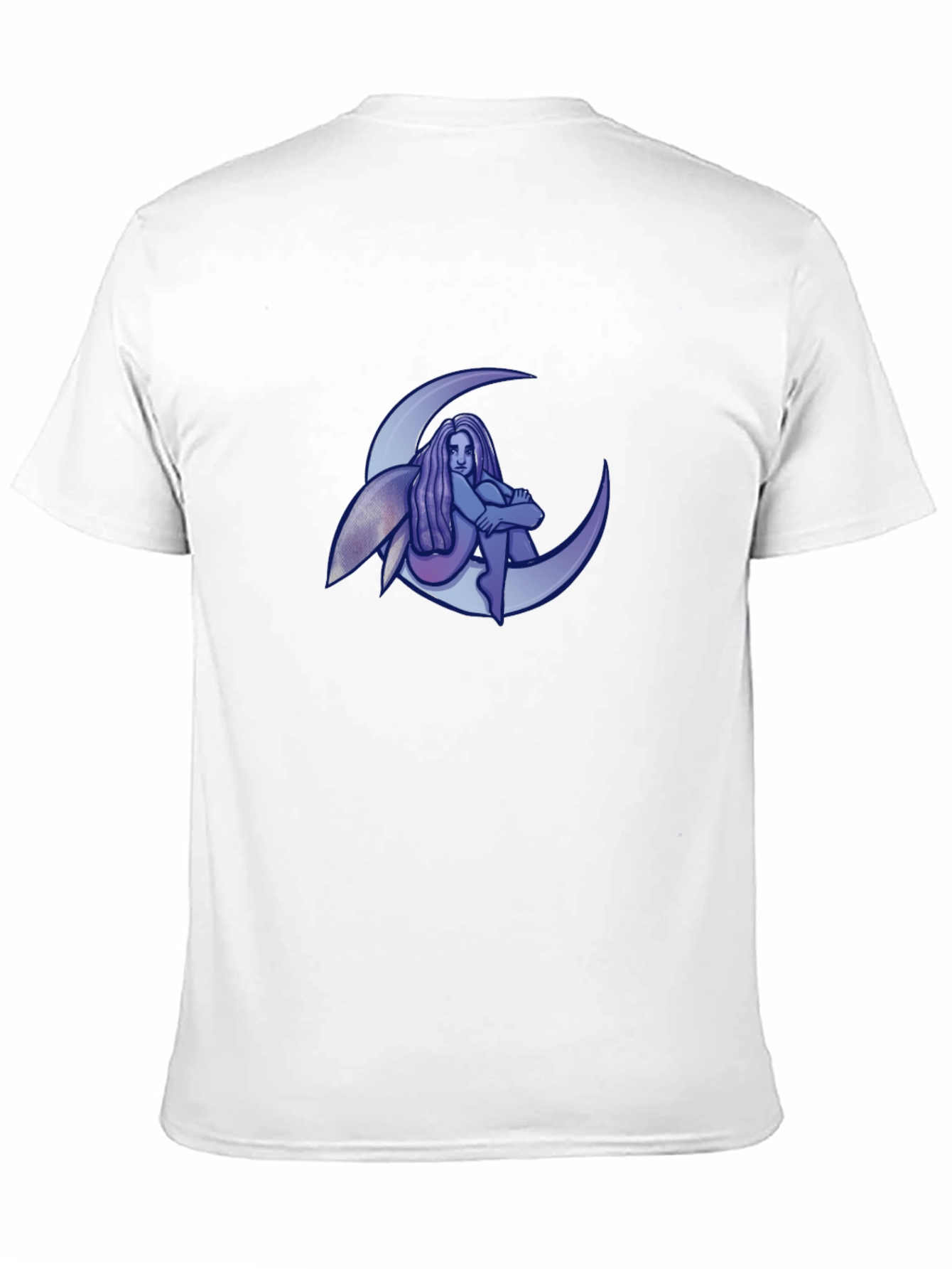Whimsical Moon Fairy Graphic T-Shirt
