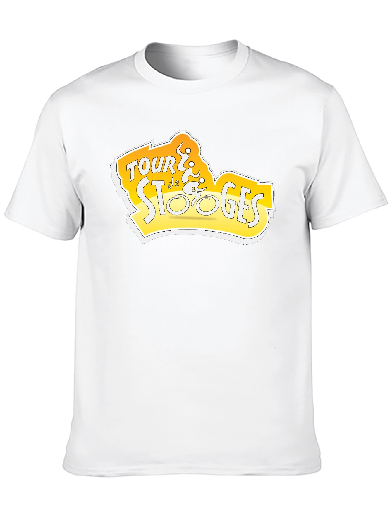 Tour de Stooges Black Cotton T-Shirt