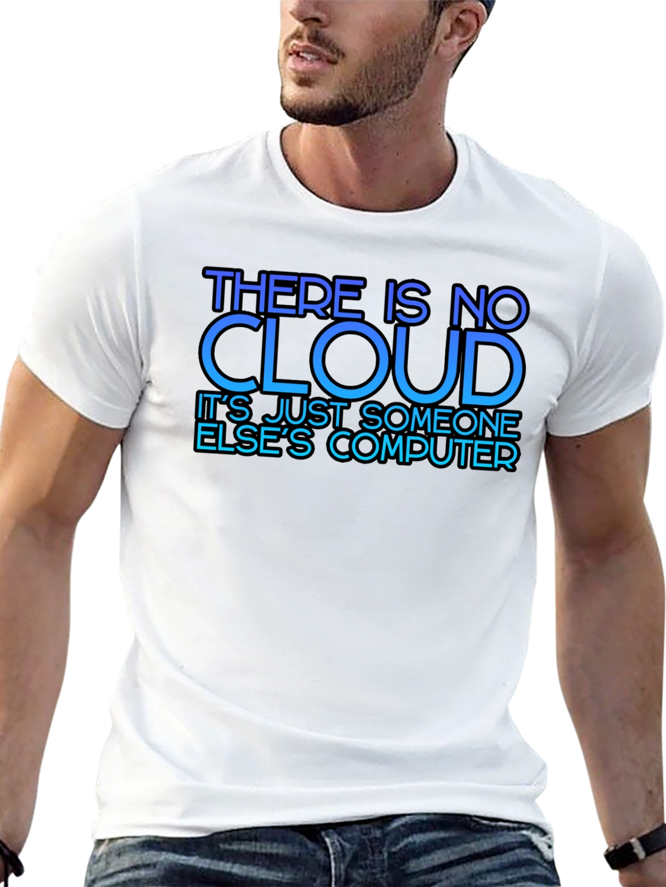 No Cloud T-Shirt - Programmer Humor
