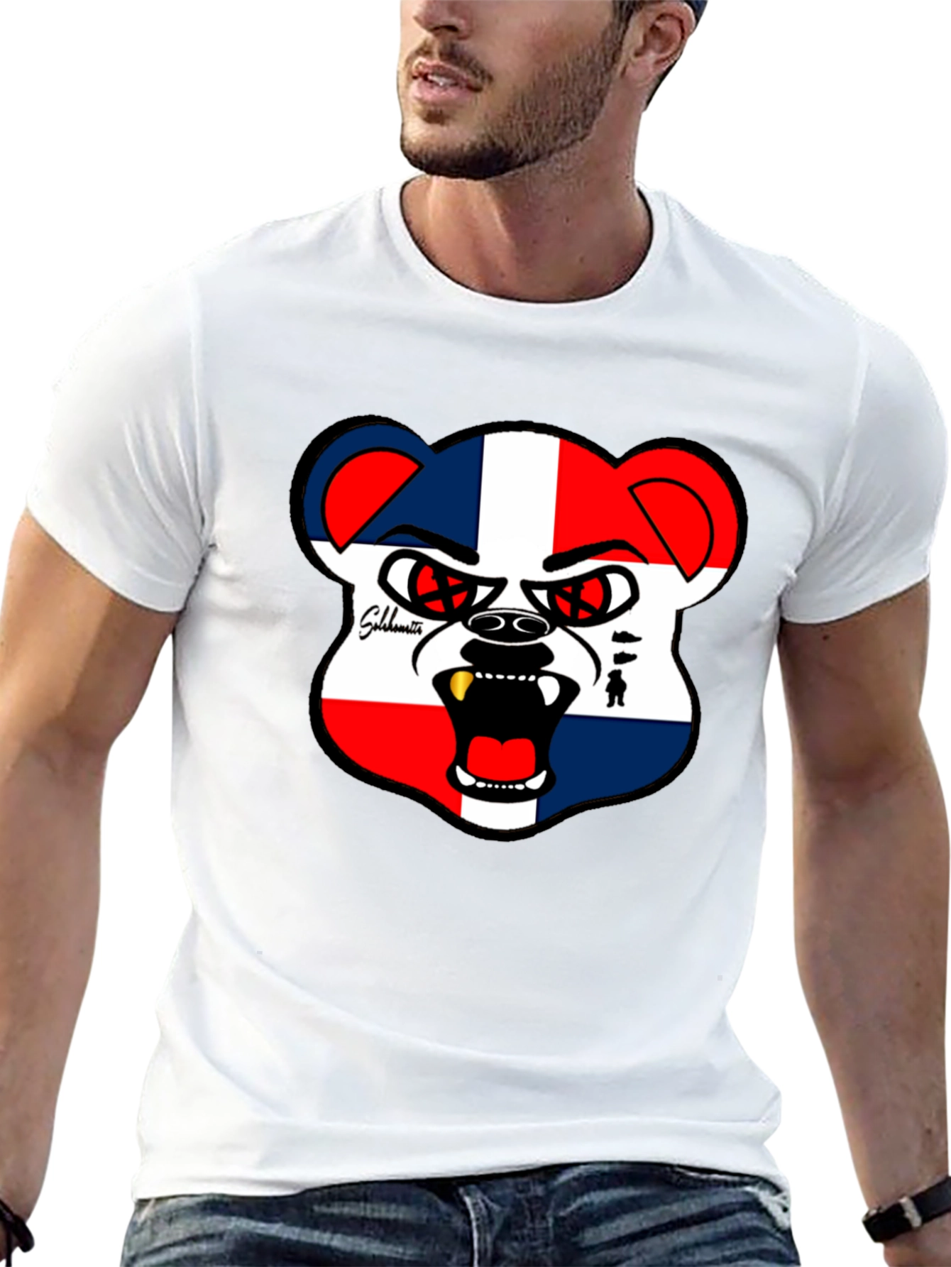 Dominican Republic Bear T-Shirt - Bold Graphic Tee