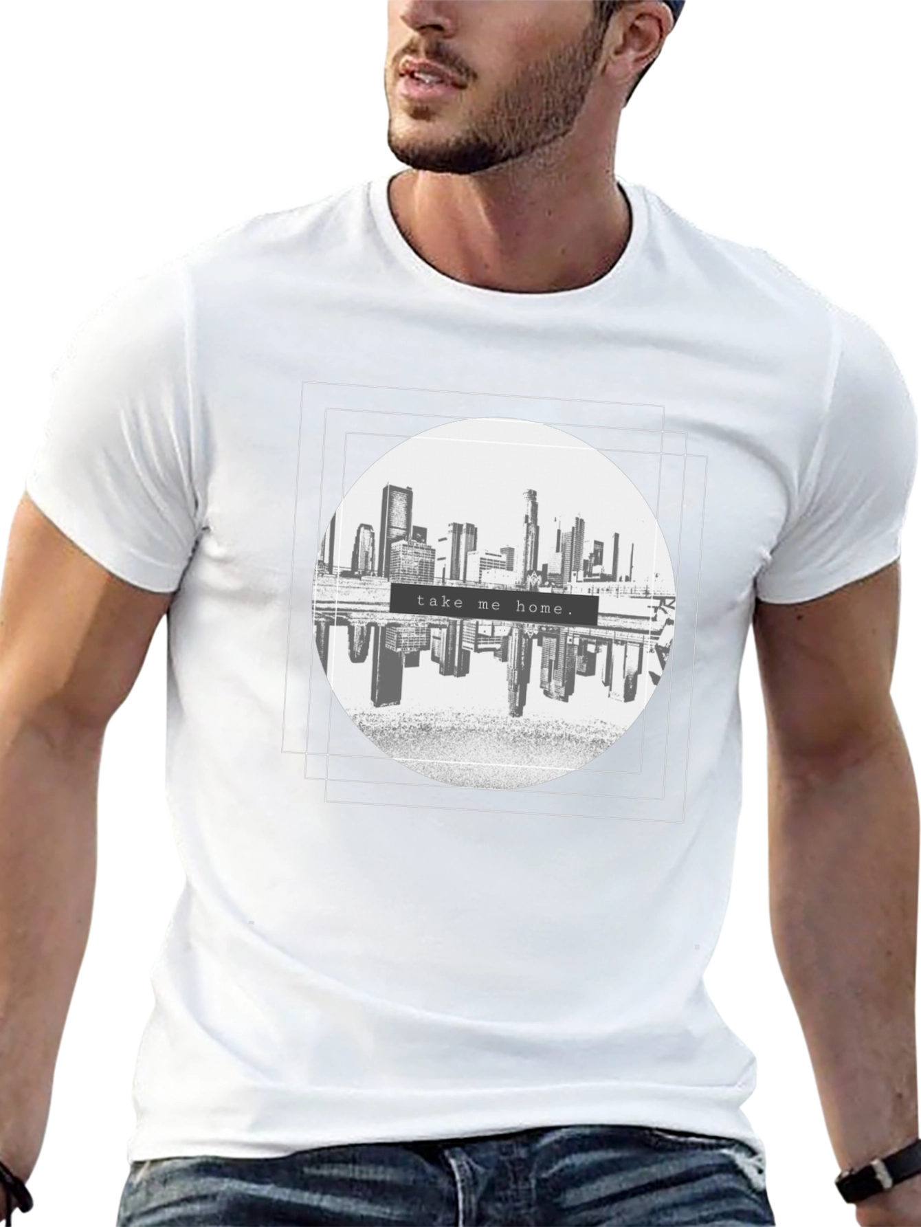 Cityscape Graphic Tee - Take Me Home T-Shirt