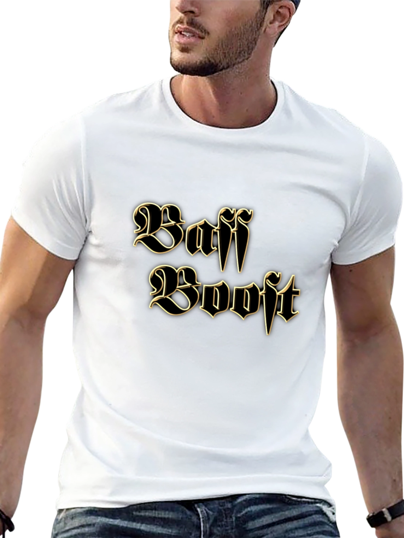 Baff Booft Graphic Tee - Black