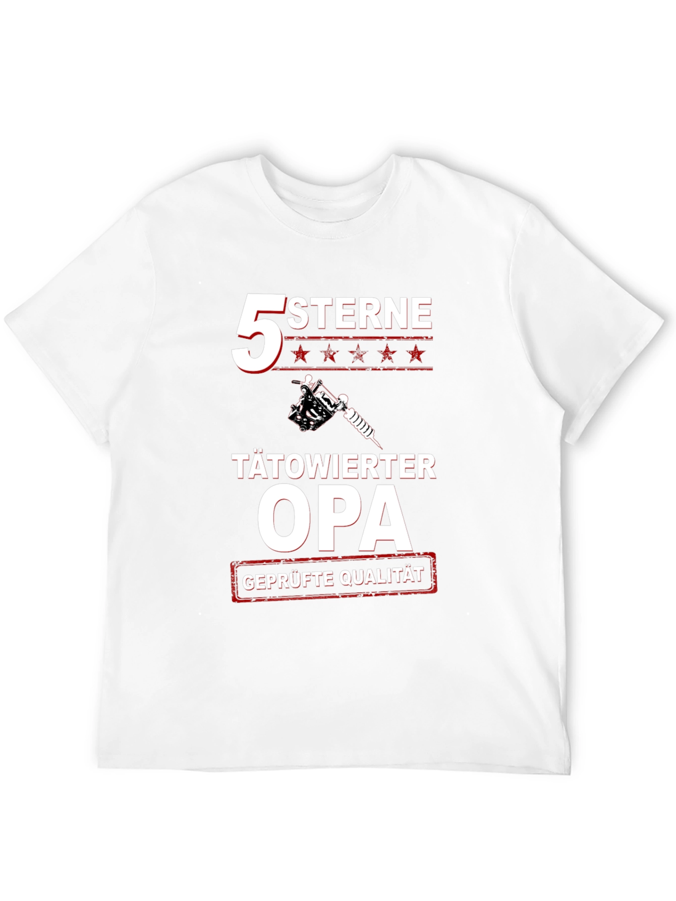 Tätowierter Opa T-Shirt - 5 Sterne Grandpa