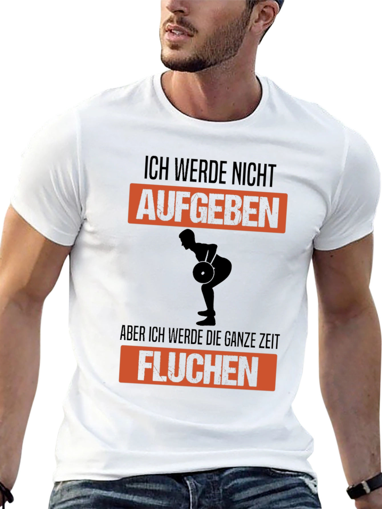 Weightlifting T-Shirt - Ich Werde Nicht Aufgeben