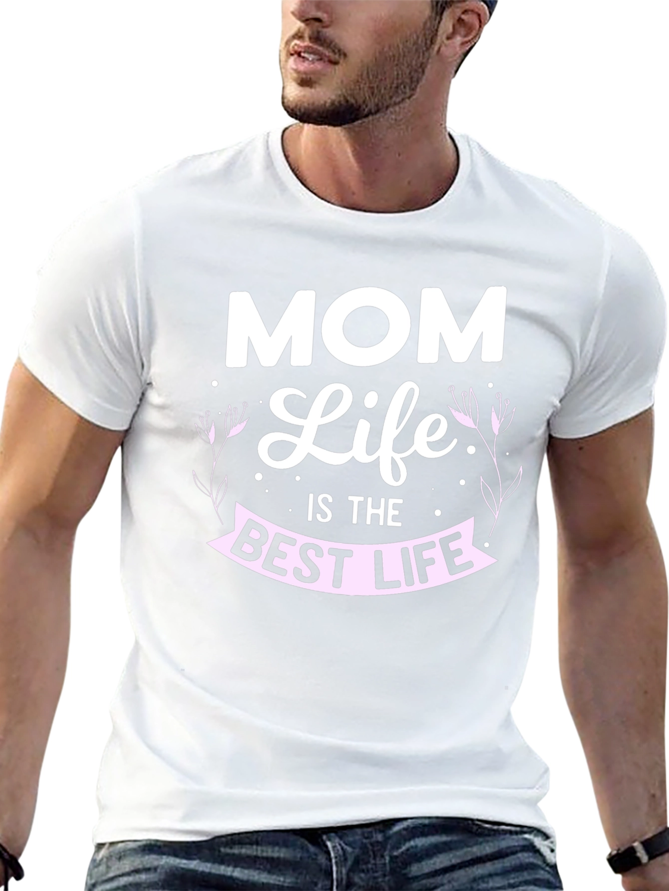 Mom Life Best Life Graphic Tee - Black