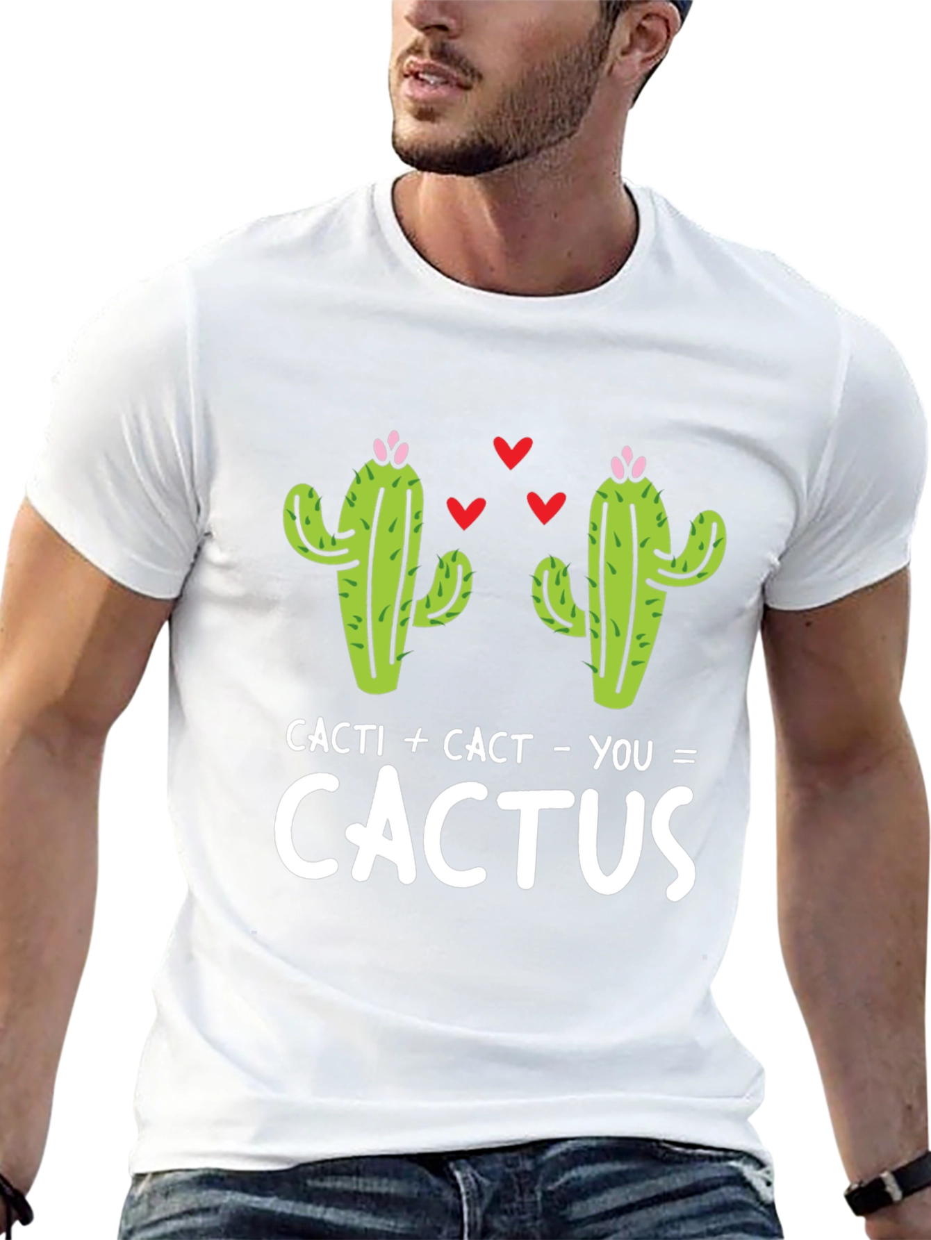 Cacti + Cact - You = Cactus T-Shirt