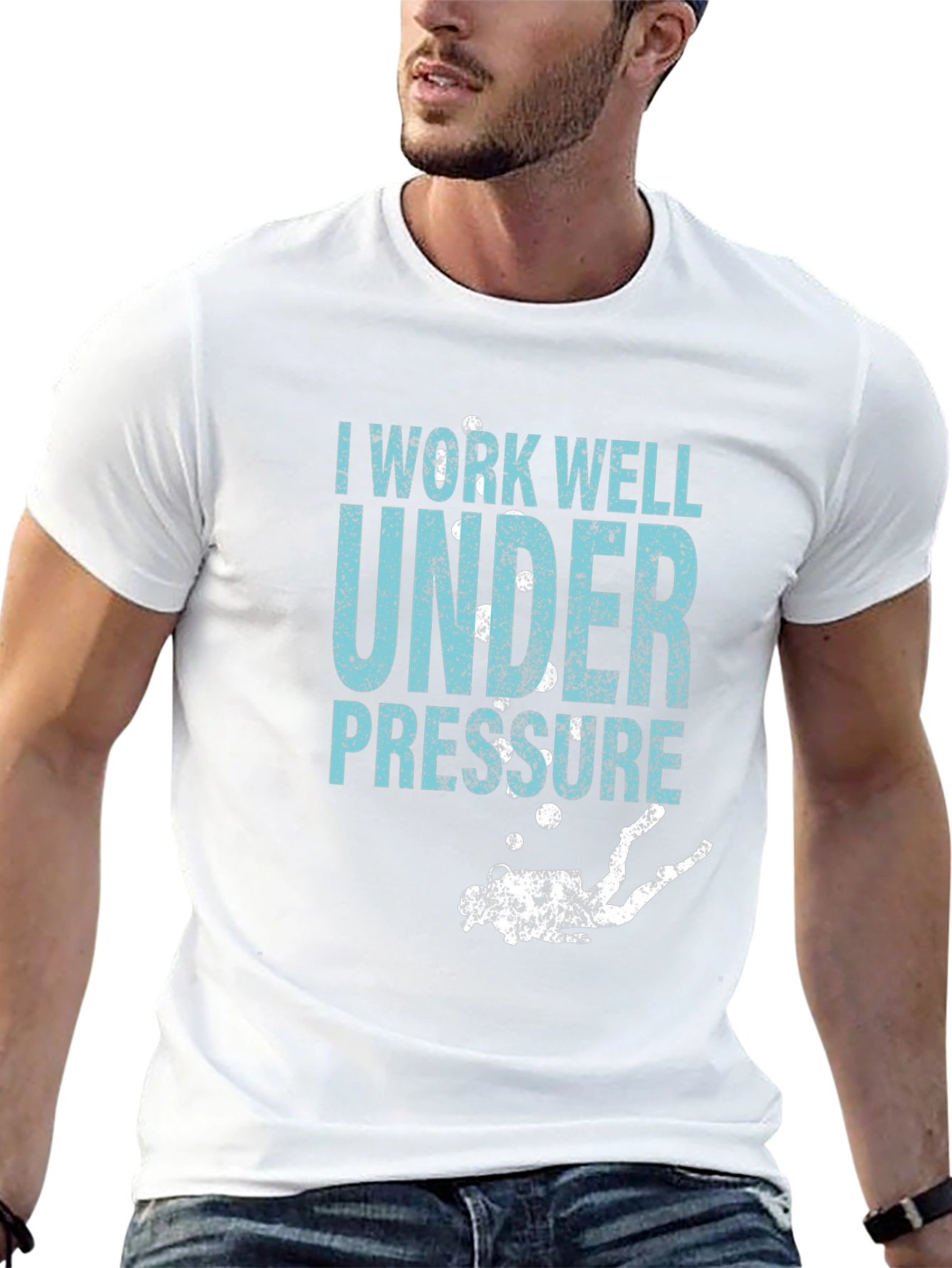 I Work Well Under Pressure Diver T-Shirt