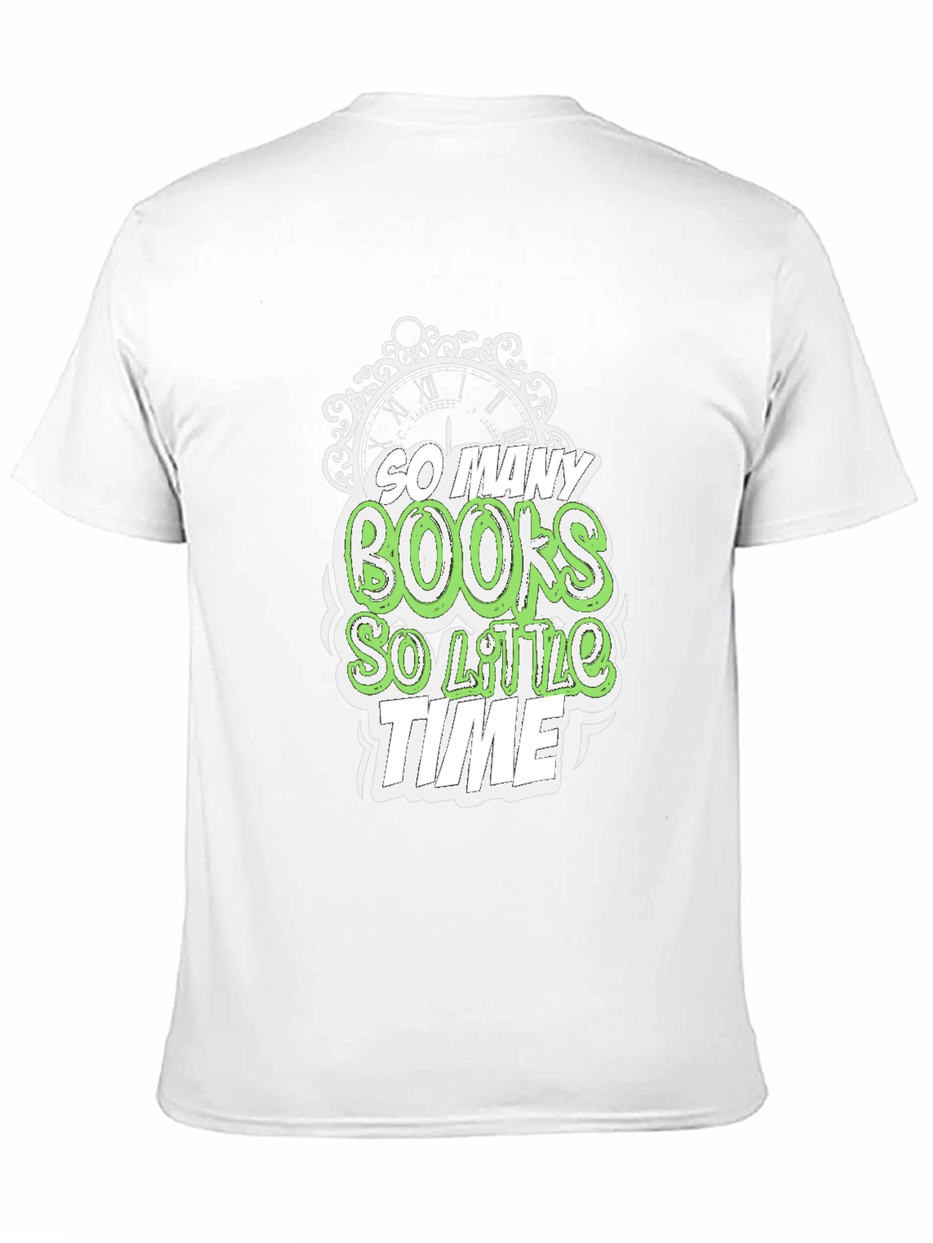So Many Books So Little Time Black Graphic Tee