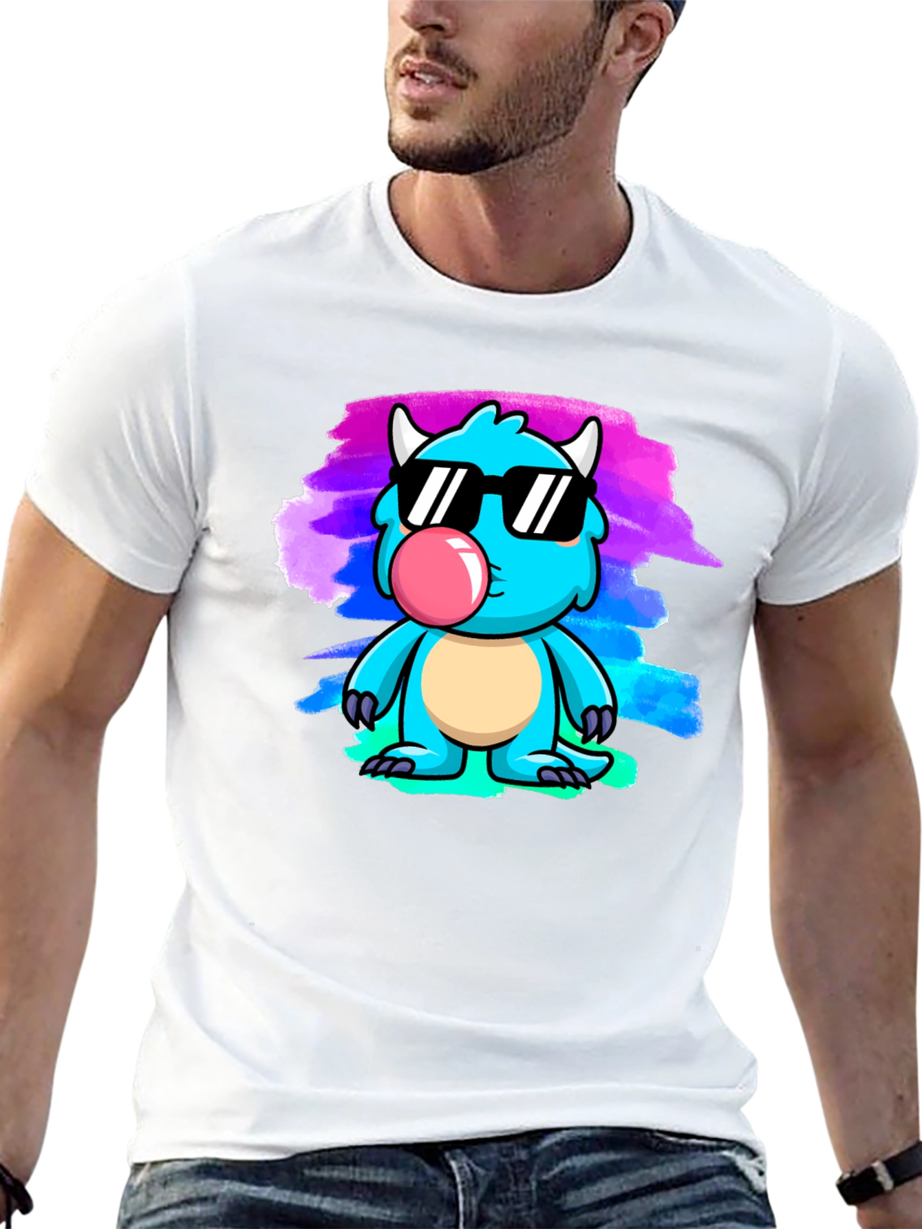 Monster T-Shirt with Sunglasses