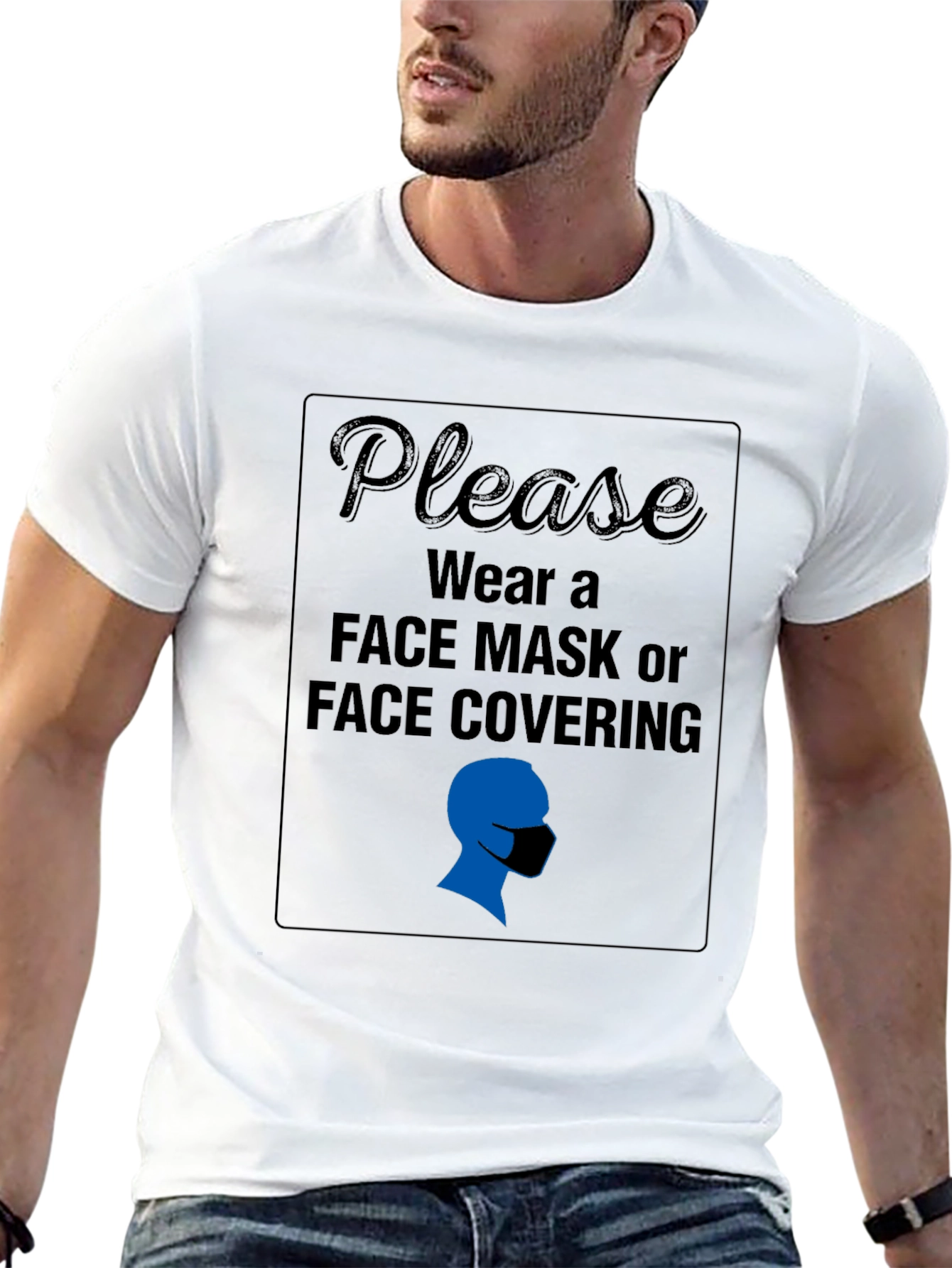 Wear a Mask Graphic Tee - Stay Safe!