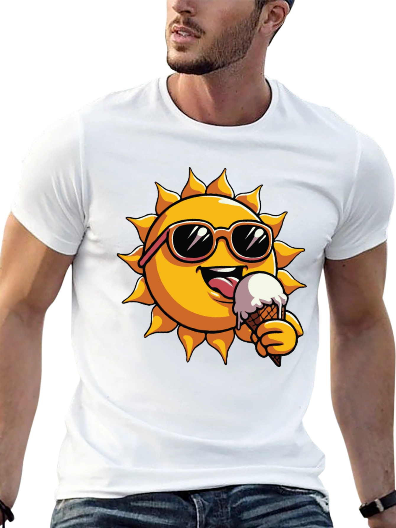 Summer Sun Ice Cream Graphic Tee