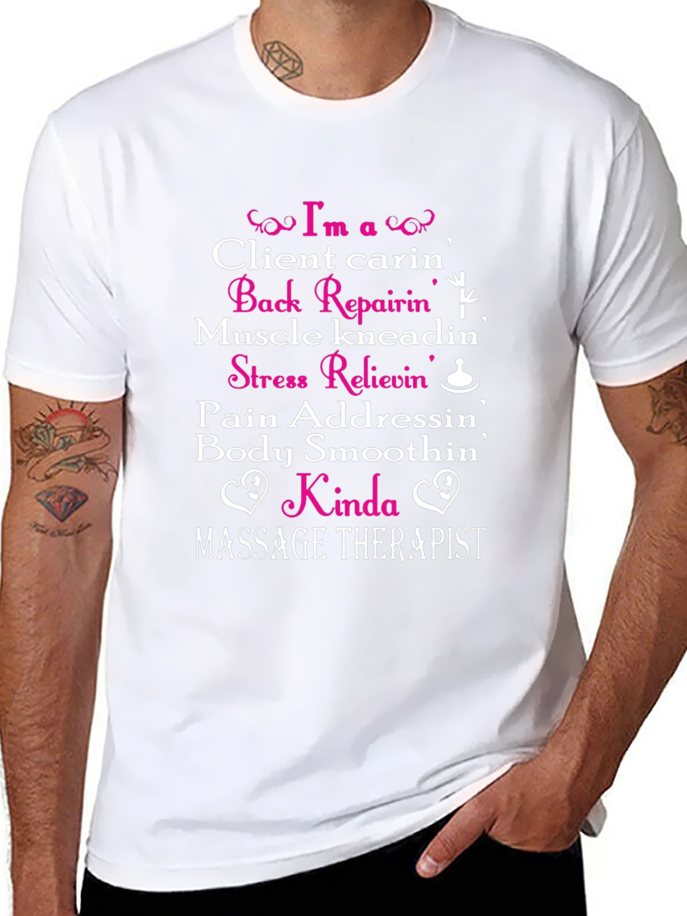 Im a Kinda Massage Therapist T-Shirt Funny Gift