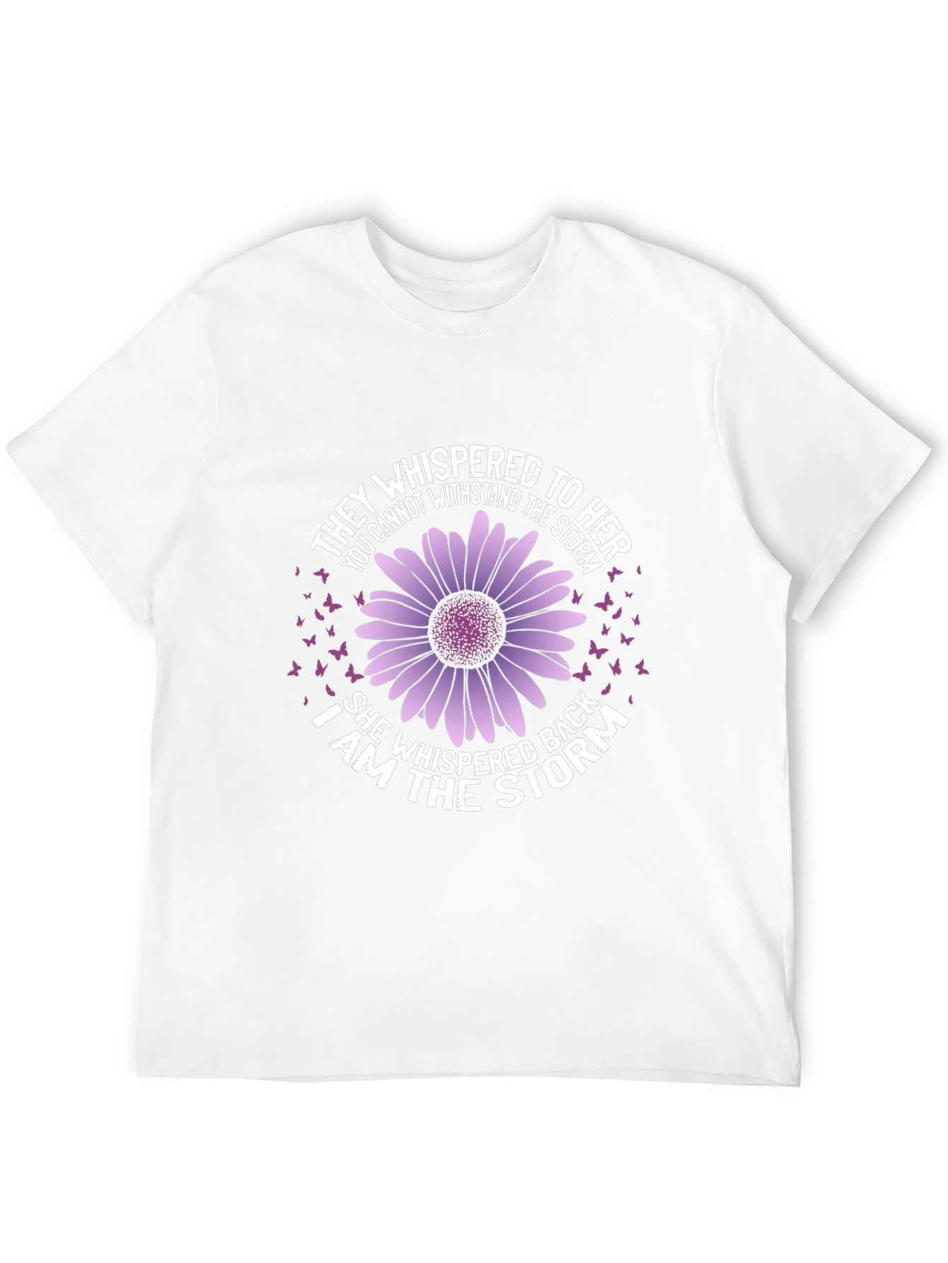 Whispered Storm T-Shirt - Empowering Graphic Tee