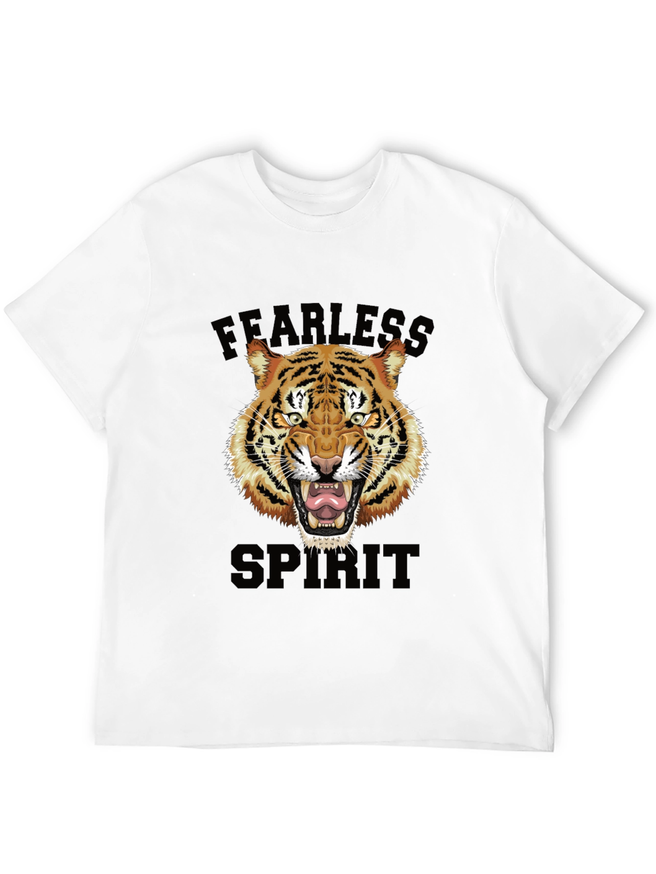 Fearless Spirit Tiger Graphic T-Shirt