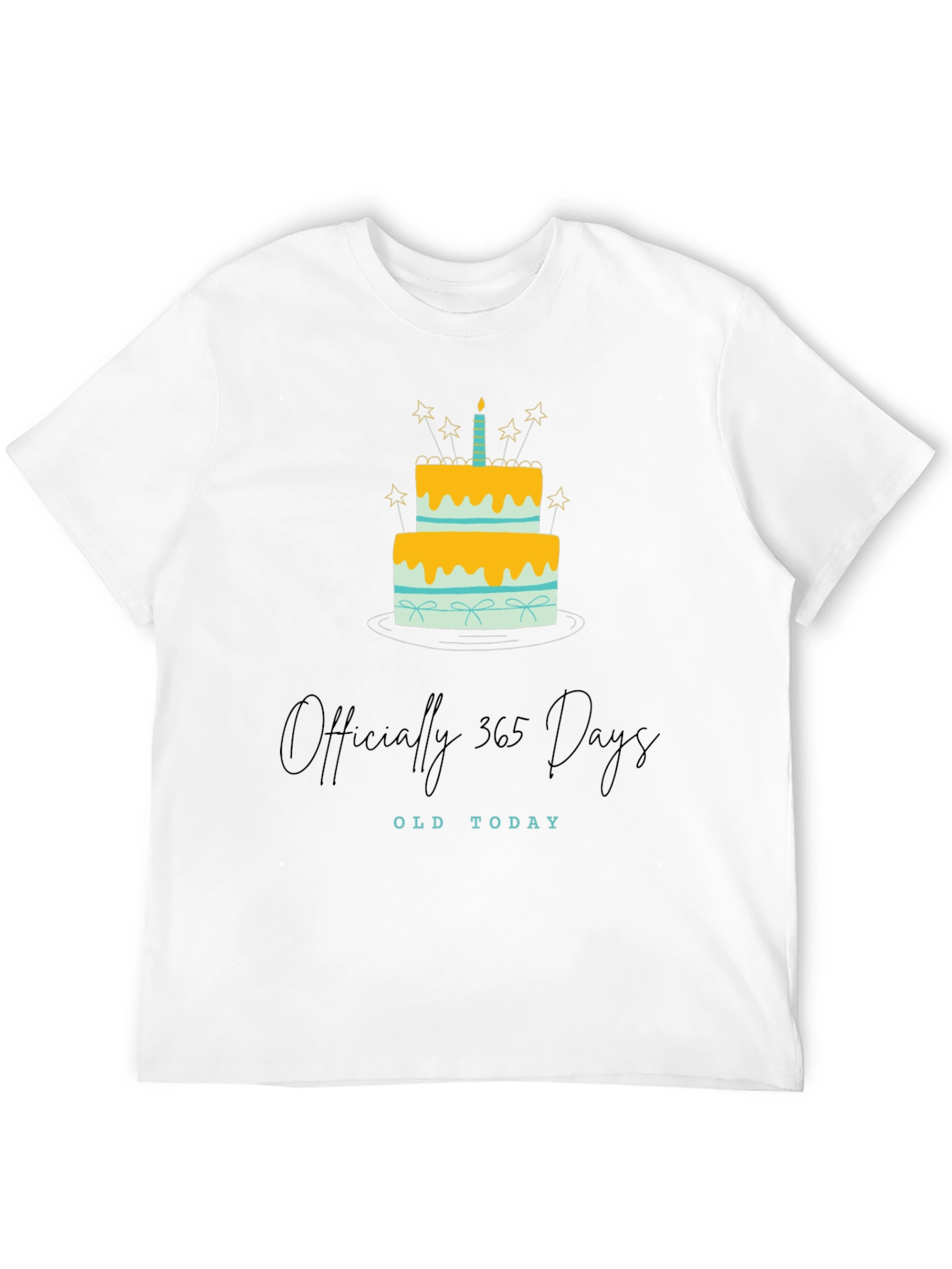 Officially 365 Days Old Birthday T-Shirt