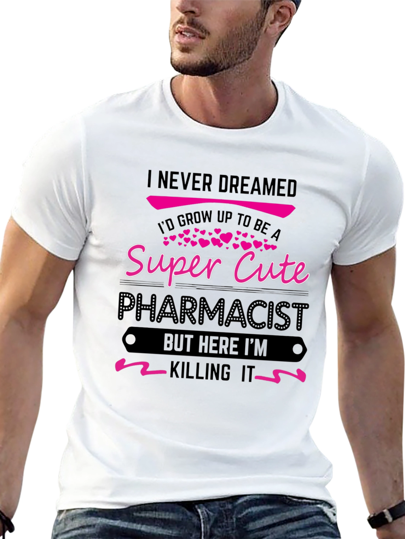 Super Cute Pharmacist T-Shirt - Novelty Career Tee