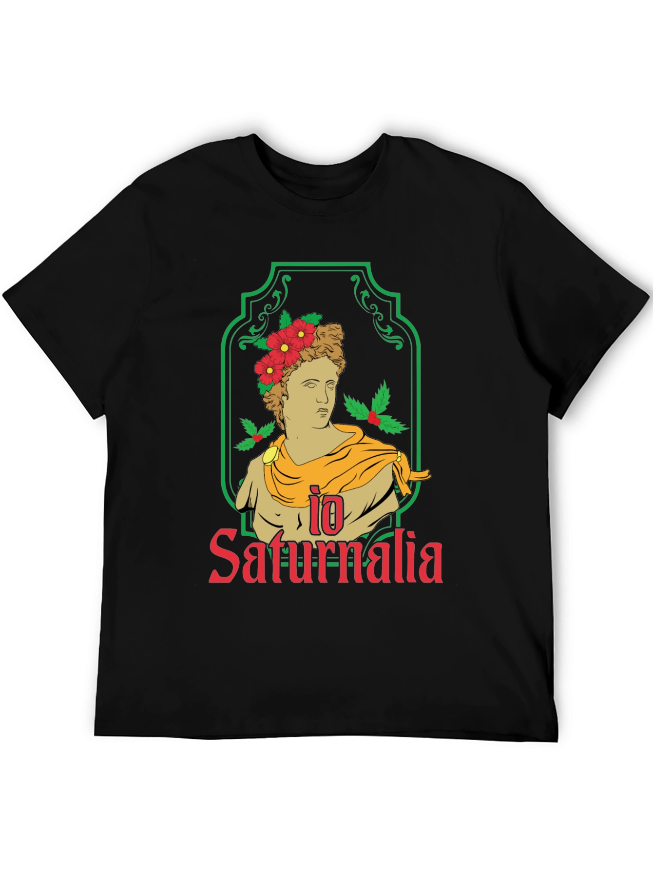 Io Saturnalia Graphic Tee - Roman Holiday T-Shirt