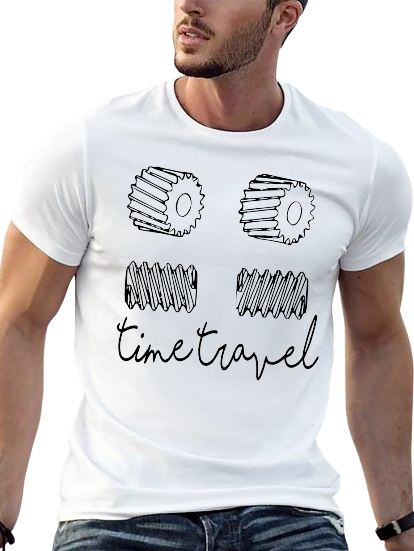 Time Travel Gear T-Shirt - Black