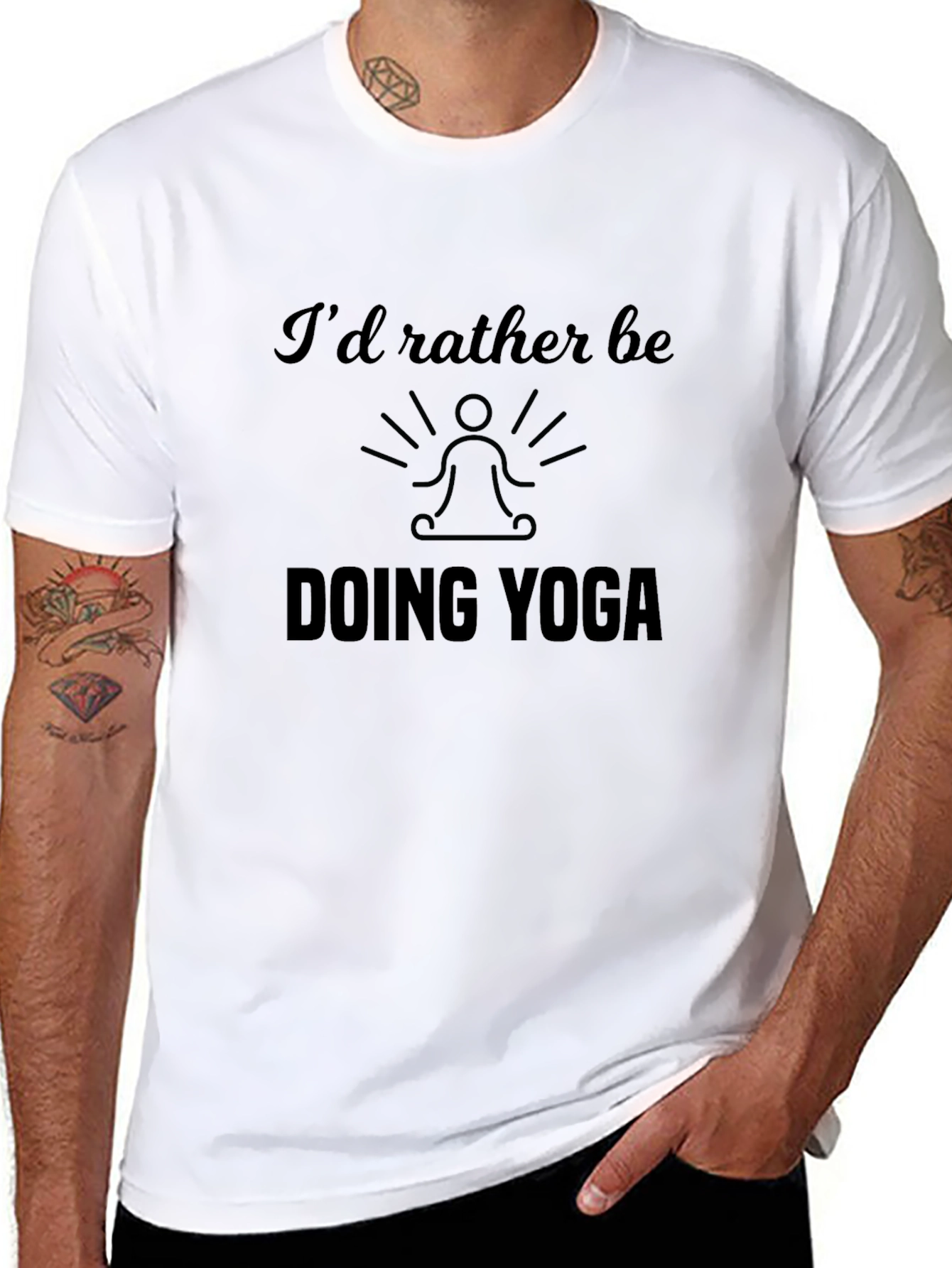 Yoga Lover Tee - Id Rather Be Doing Yoga