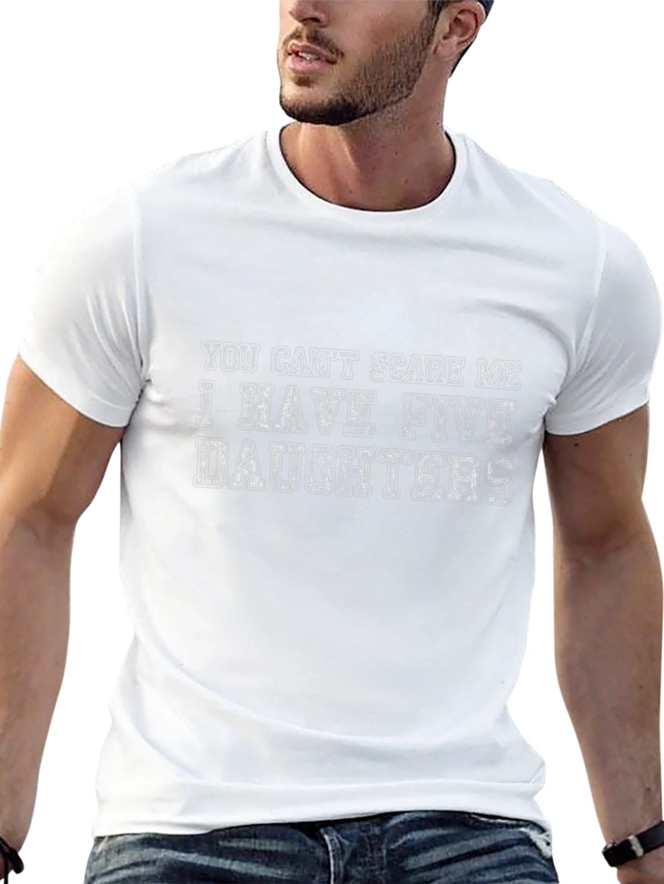 Five Daughters Mens T-Shirt - Black Graphic Tee