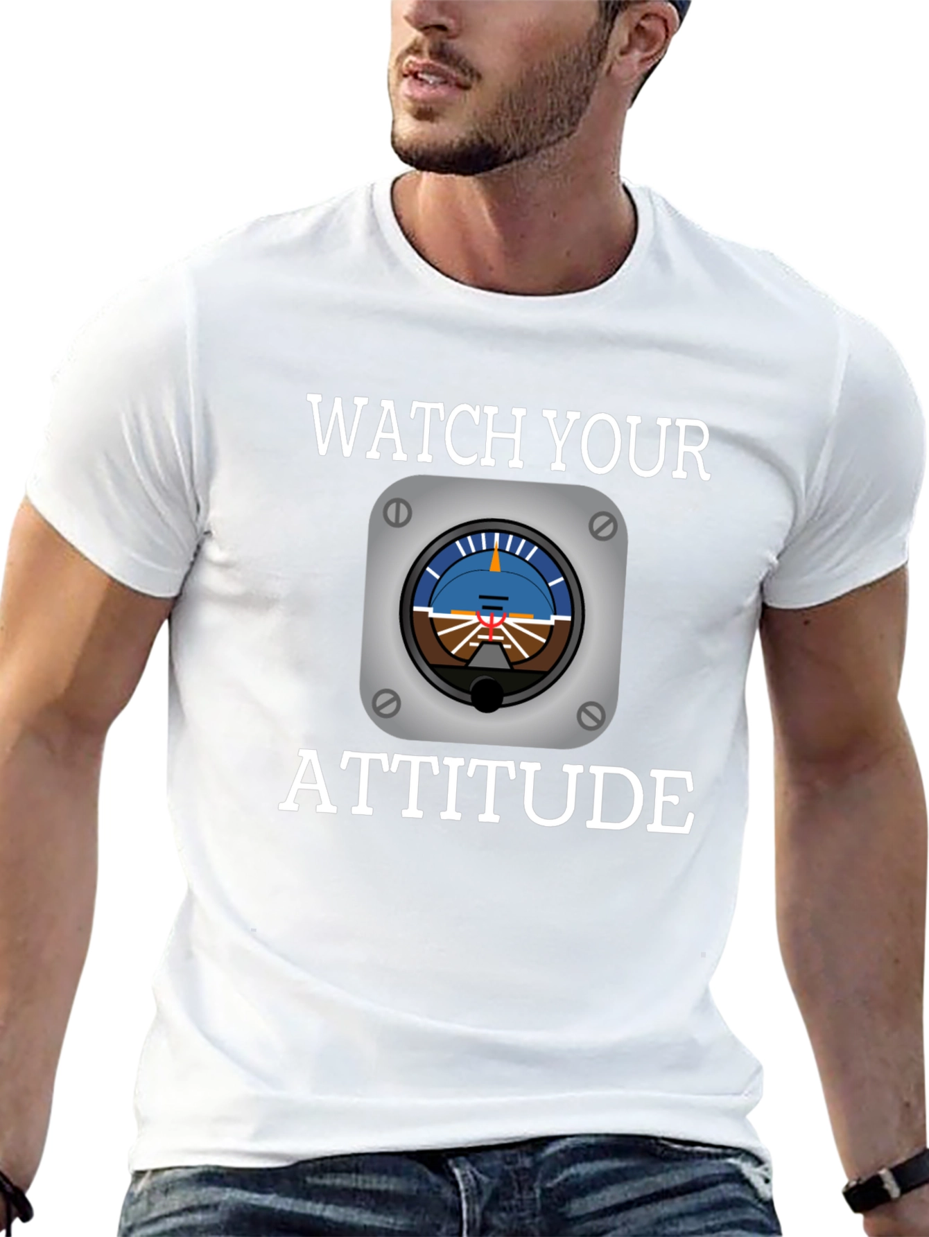 Watch Your Attitude Pilot T-Shirt