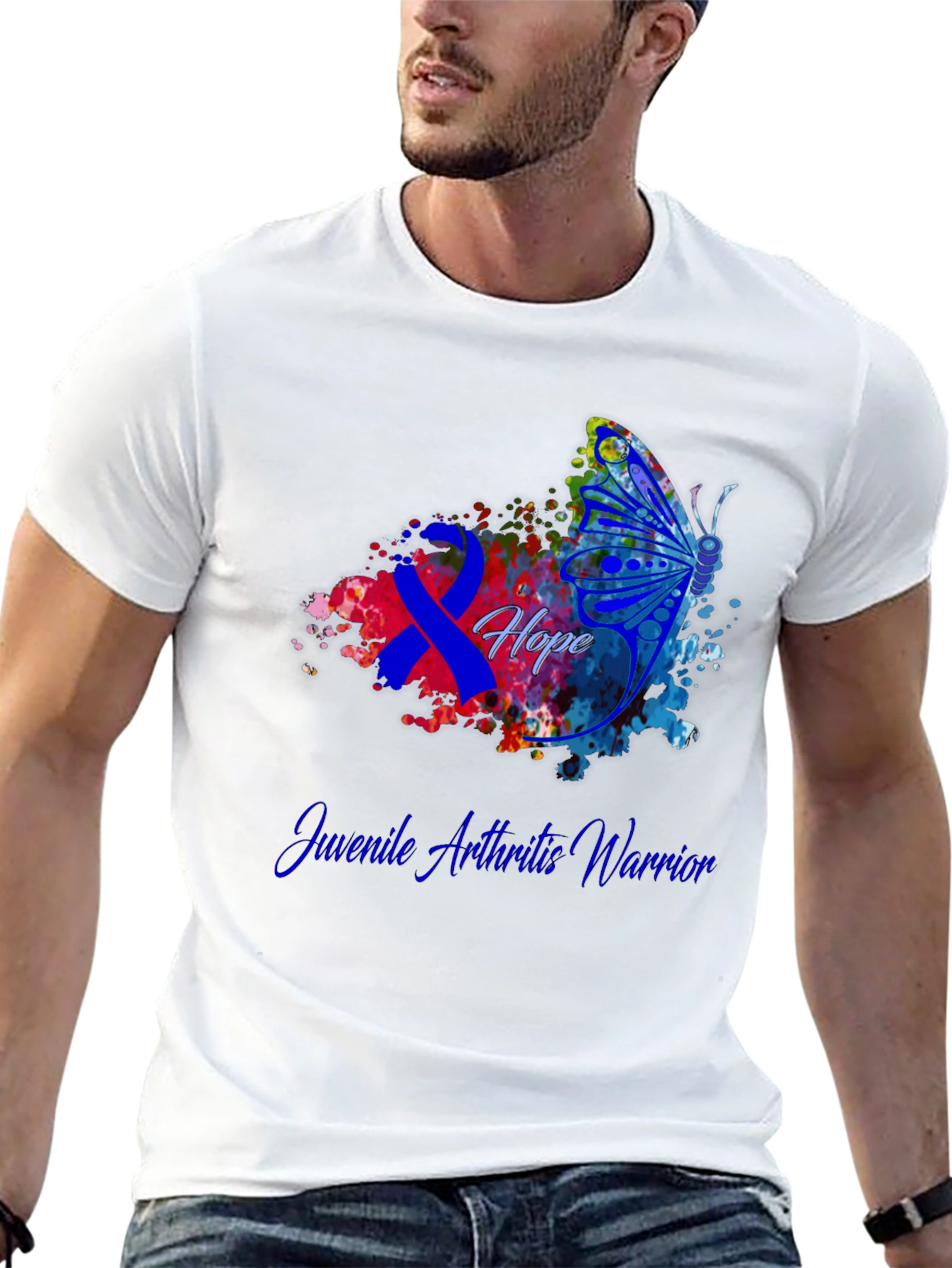 Juvenile Arthritis Warrior Butterfly T-Shirt