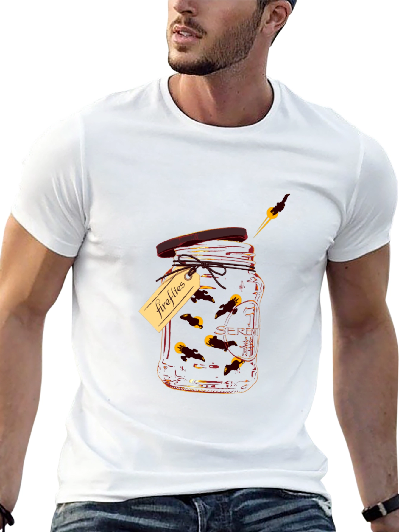 Fireflies in a Jar Graphic T-Shirt