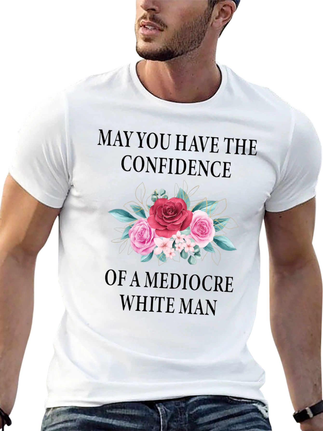 Confidence Graphic Tee - Mediocre White Man