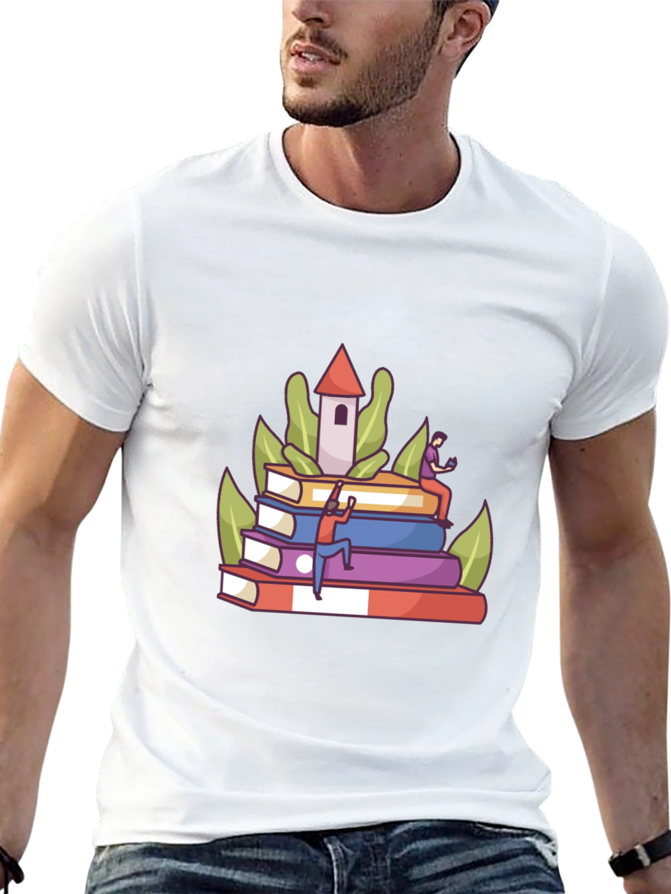 Book Lovers Tower T-Shirt