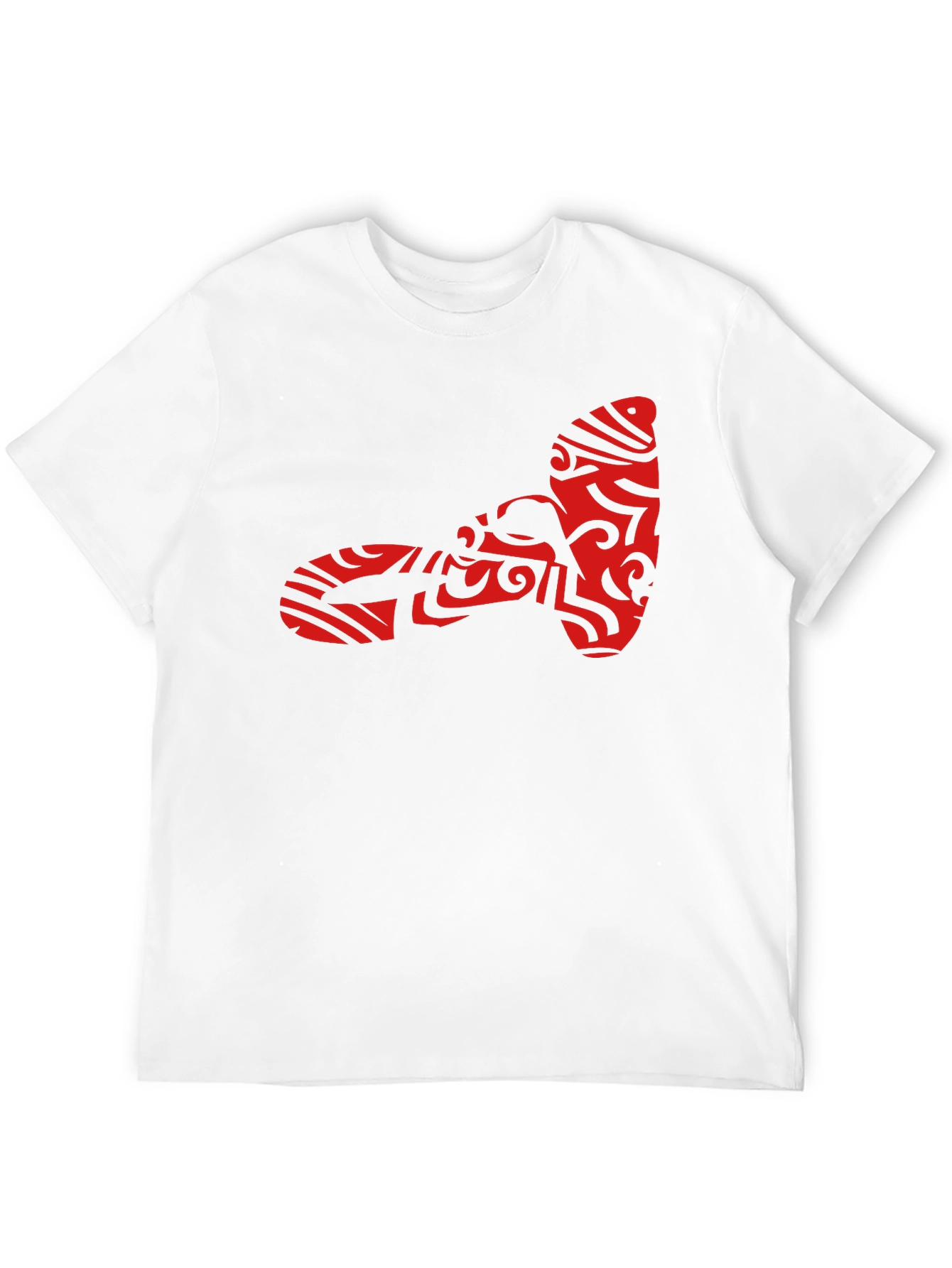 Tribal Tattoo Hammer Graphic Black T-Shirt