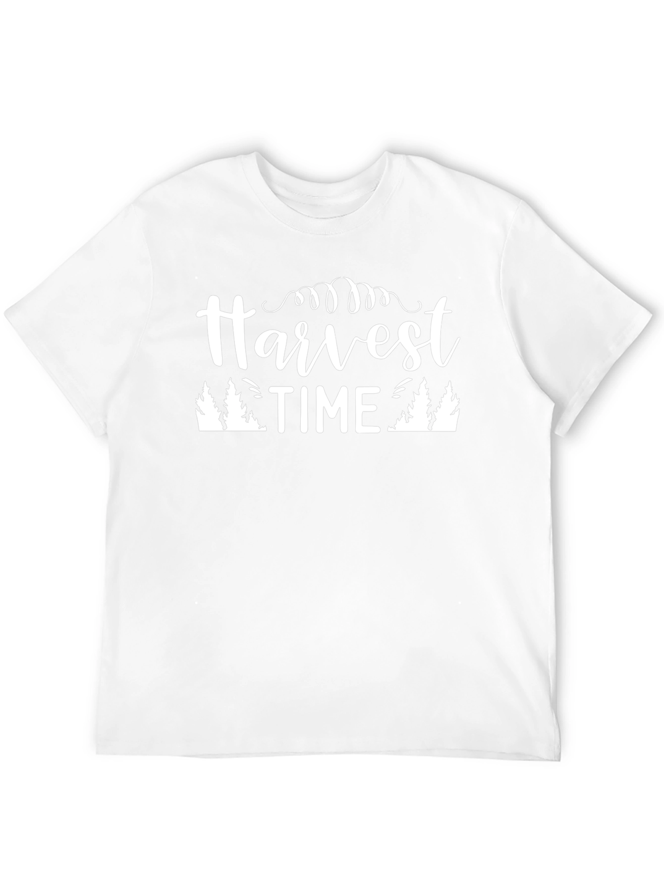 Harvest Time Graphic Tee - Black Cotton Comfort