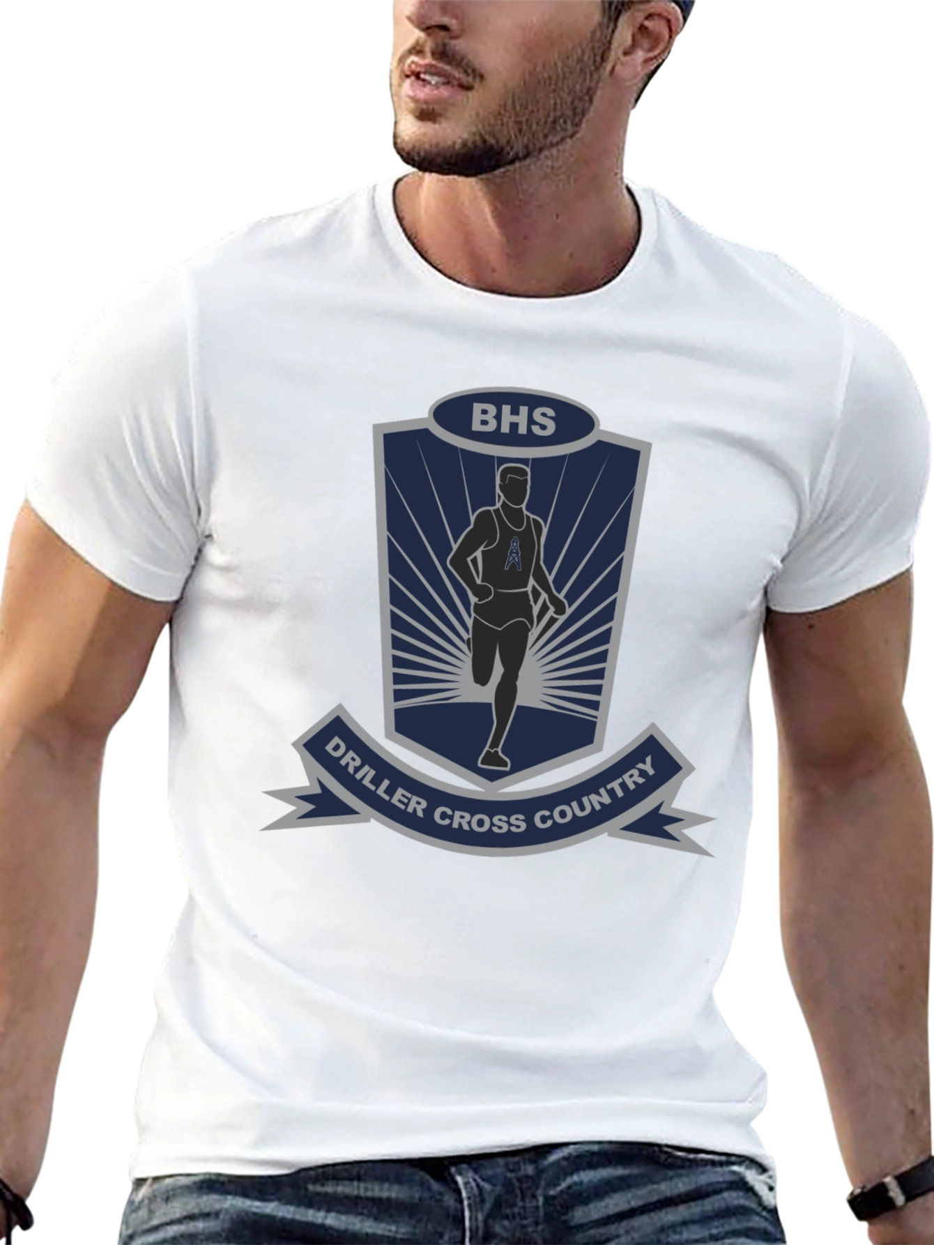 Driller Cross Country Graphic Tee - BHS Running Shirt