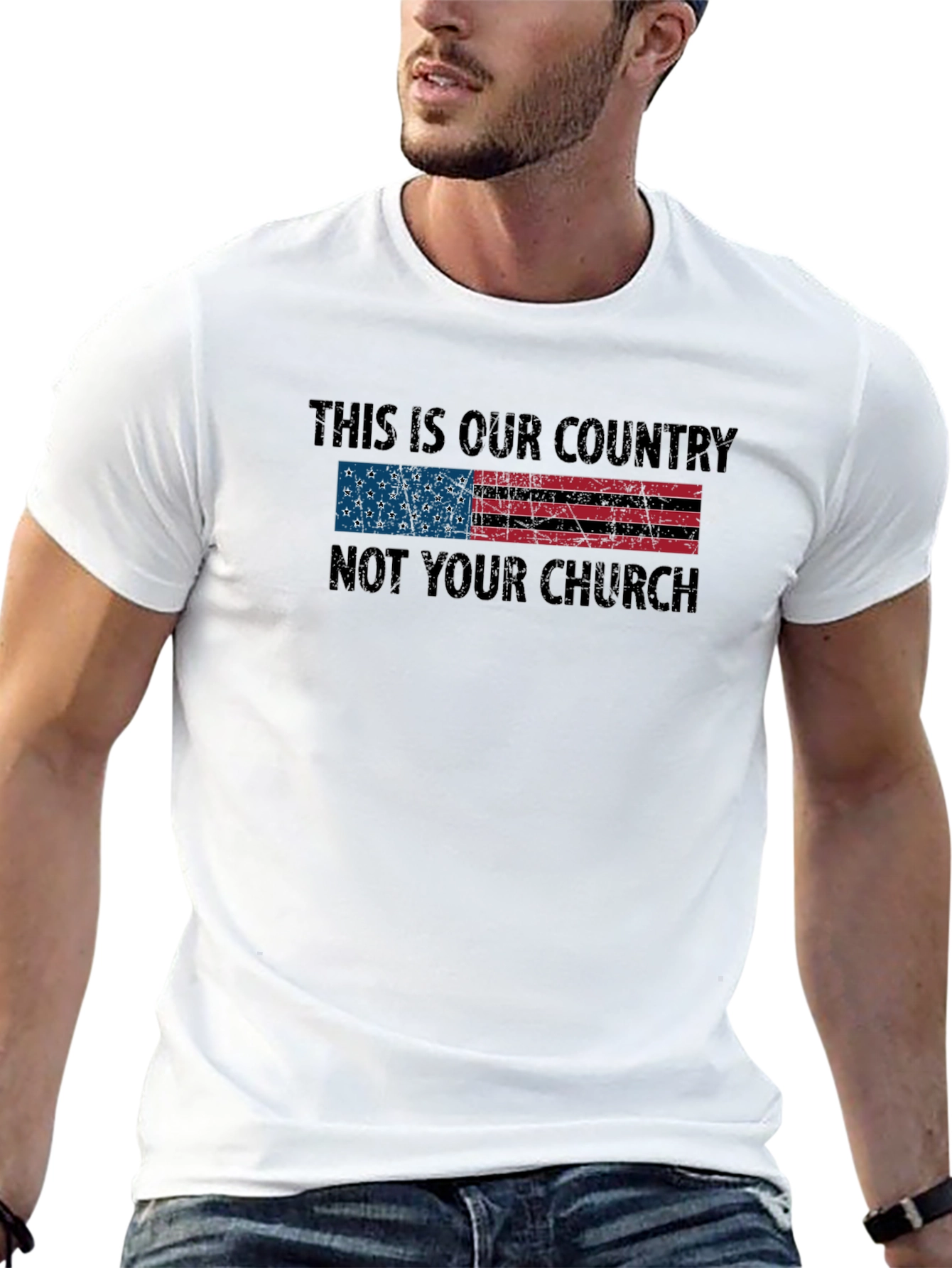 This is Our Country T-Shirt - American Flag Design